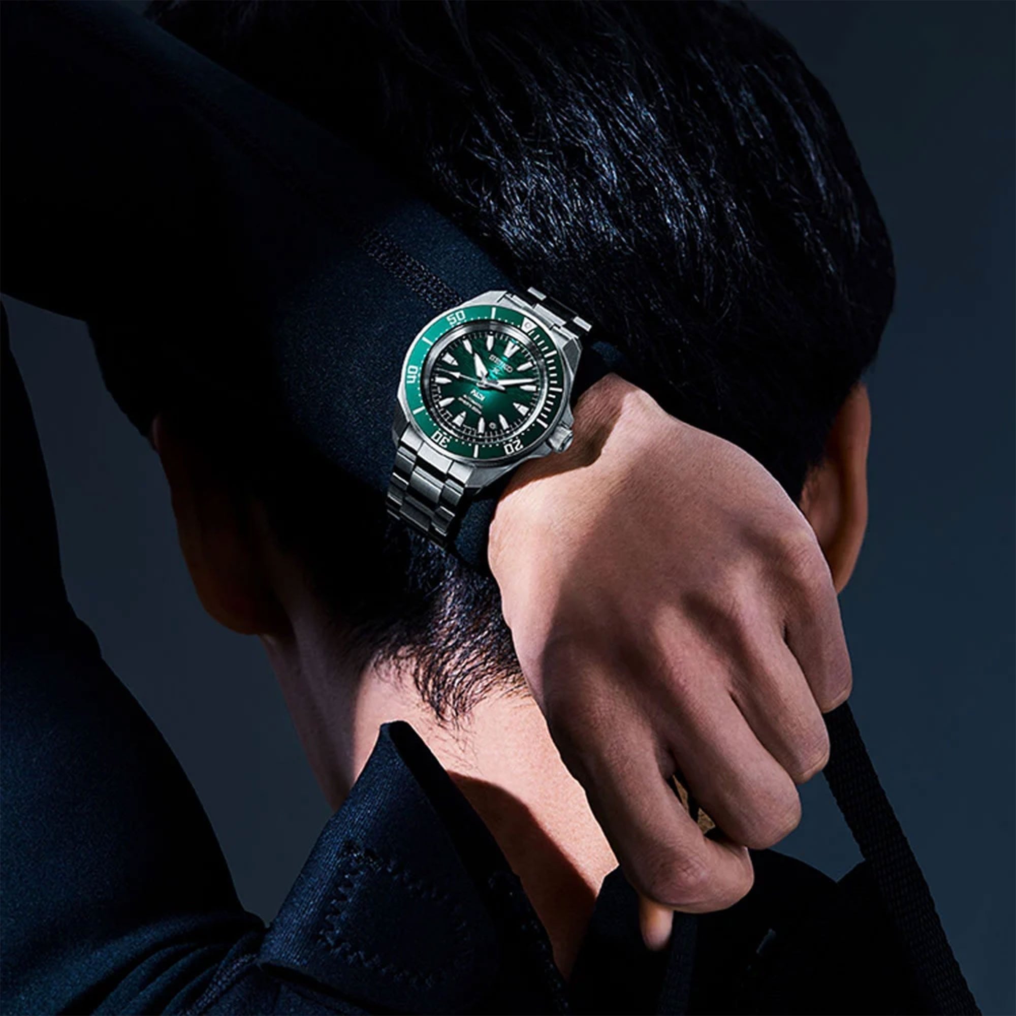 Seiko Prospex ‘Samurai’ PADI Edition Emerald Dive Watch