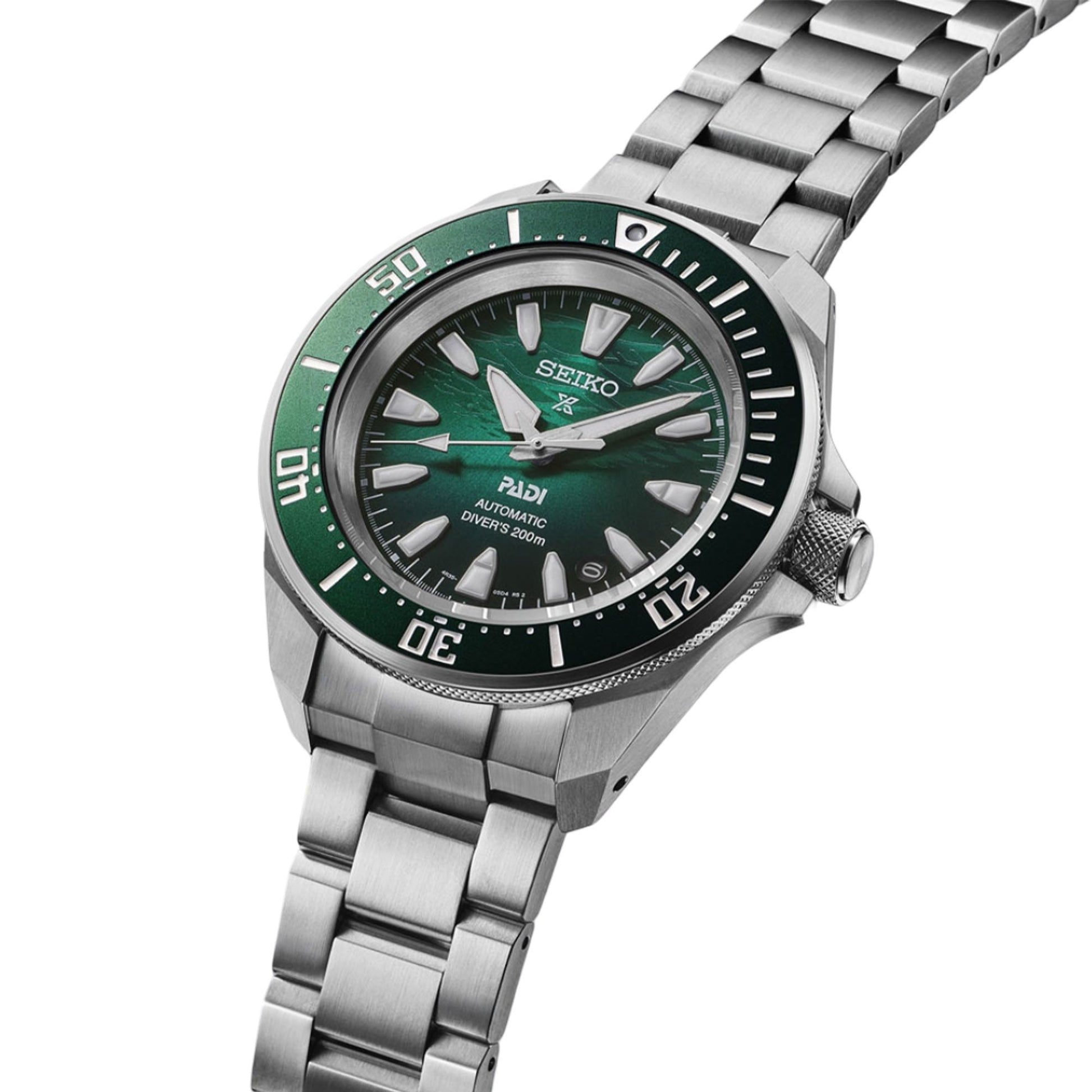 Seiko Prospex ‘Samurai’ PADI Edition Emerald Dive Watch
