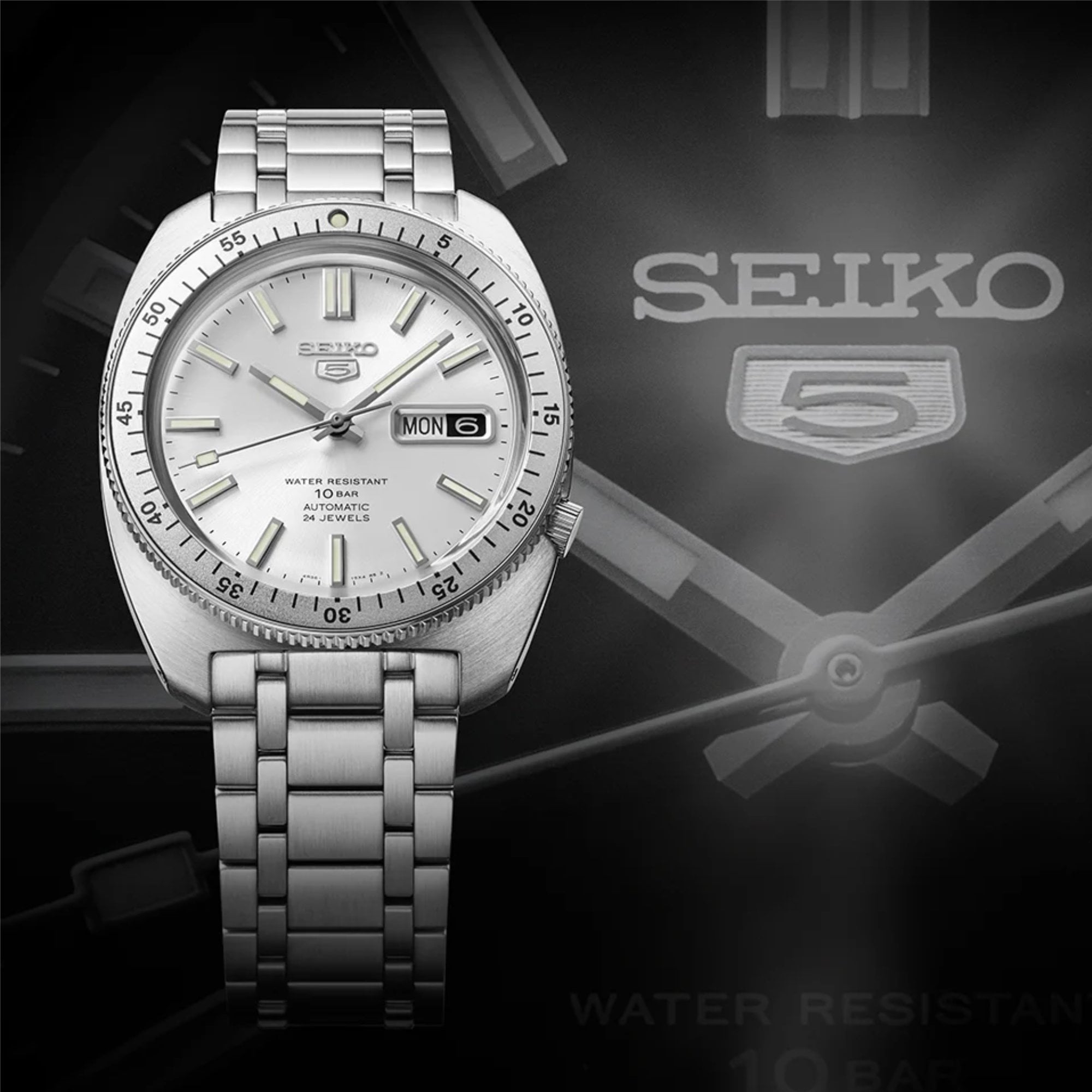 Seiko 5 Sports ‘Gene Kranz’ Limited Edition Heritage White Watch