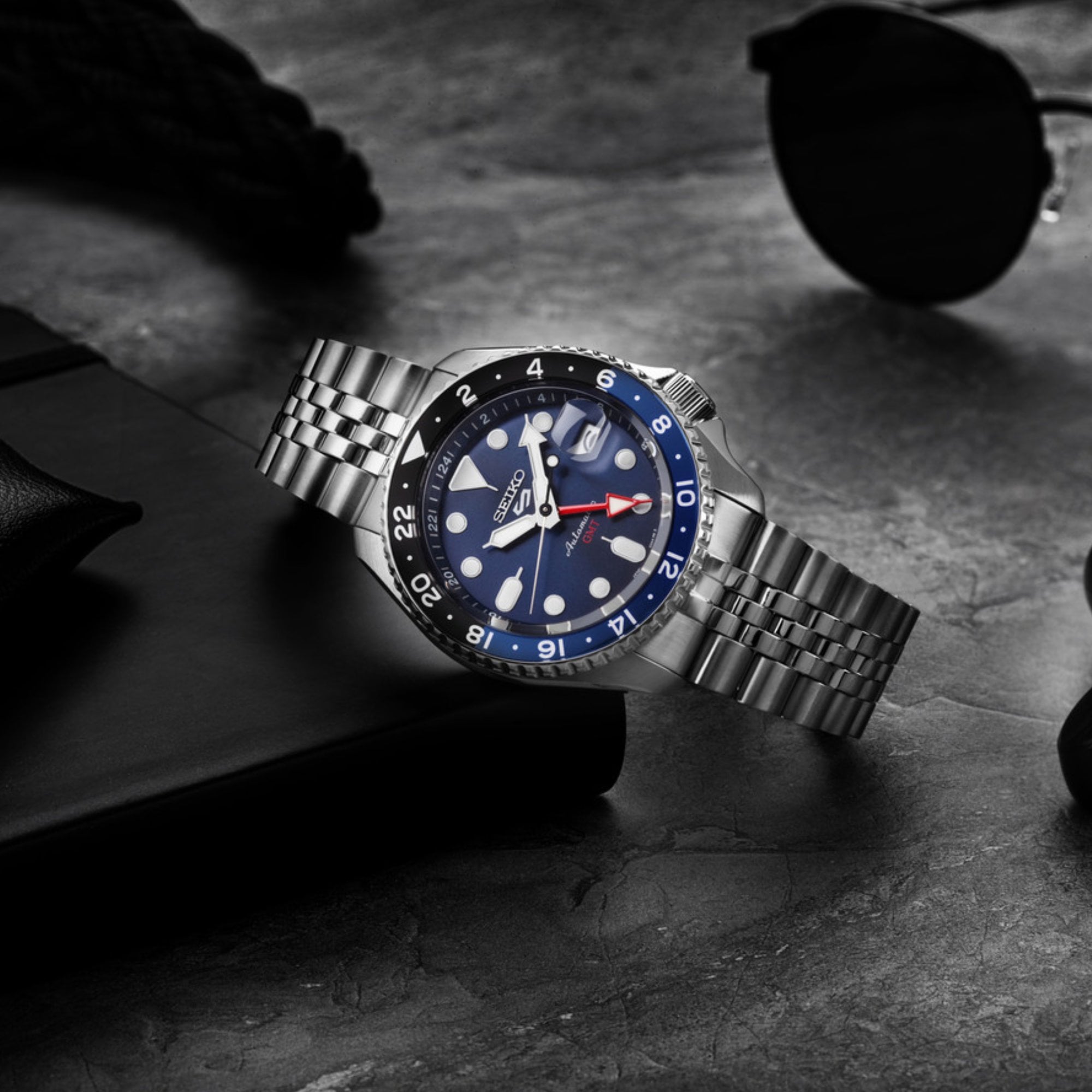 Seiko 5 Sports ‘Blueberry’ GMT Automatic Watch
