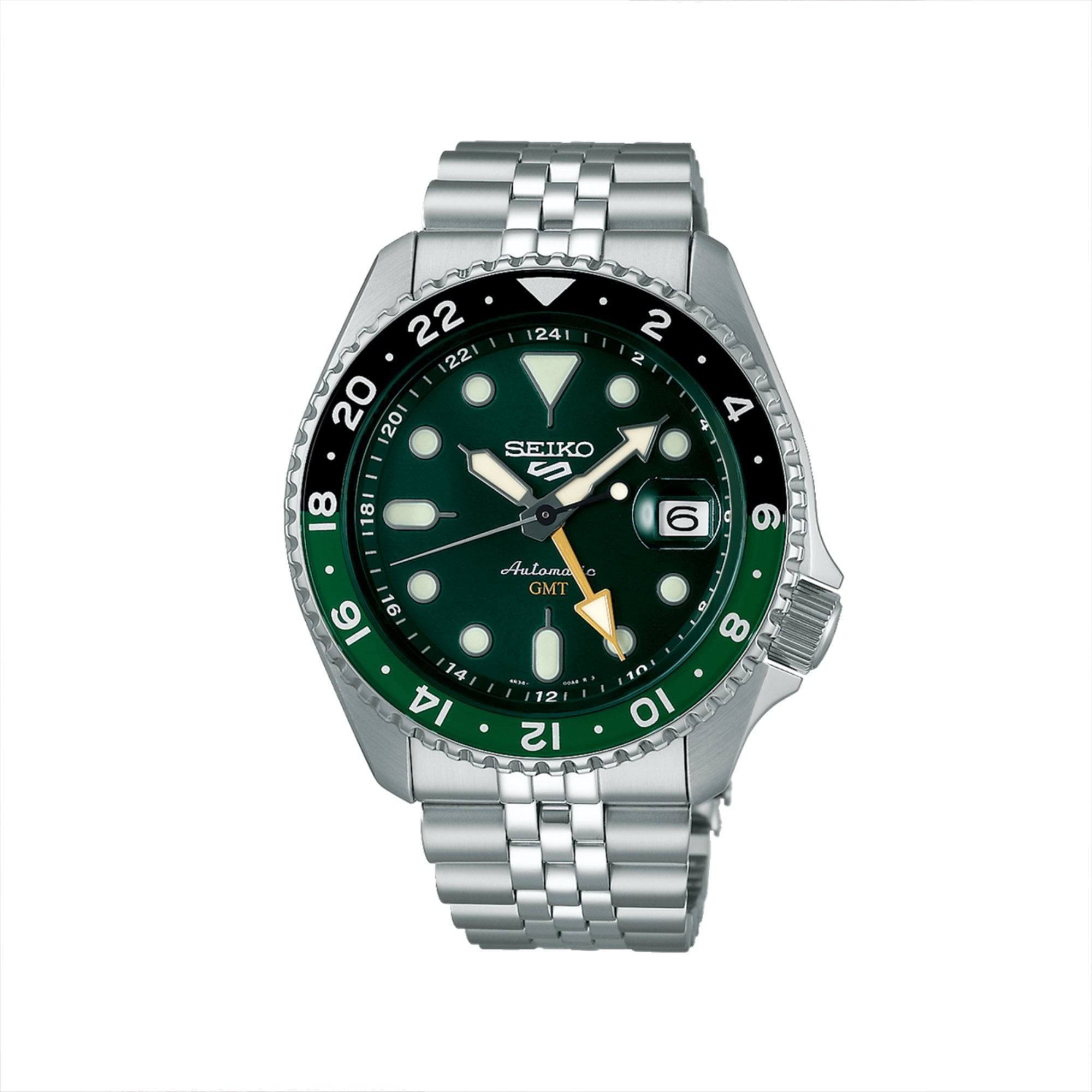Seiko 5 Sports SKX GMT Automatic Green Watch