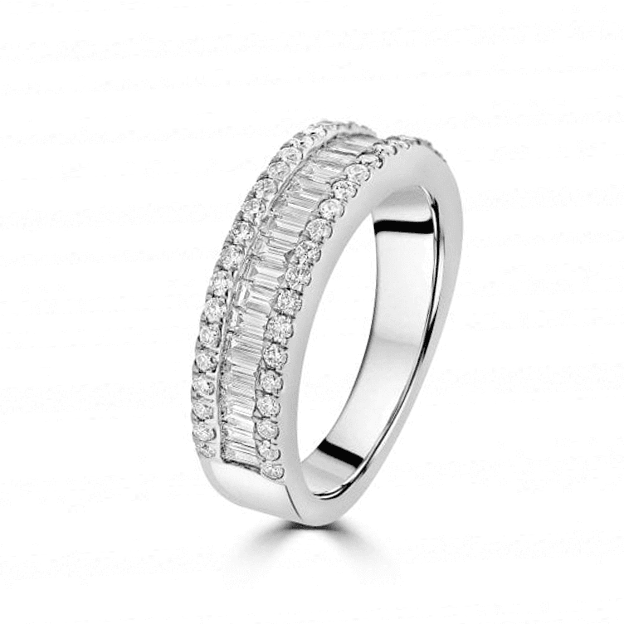 Platinum Octavia Diamond 1.01ct Total Eternity Ring