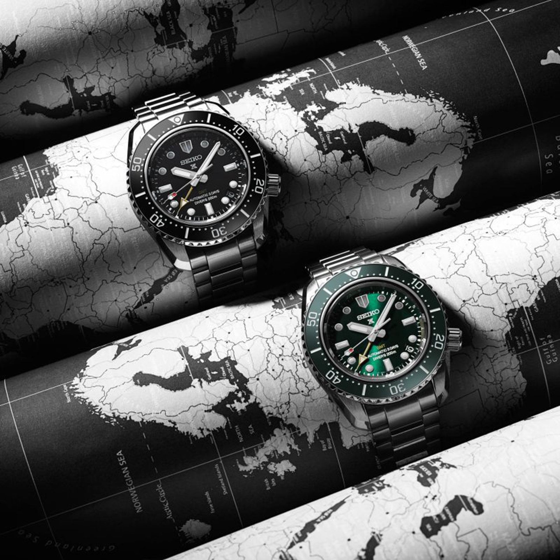 Seiko Prospex 1968 Heritage Divers GMT Automatic 'Marine Green' Watch