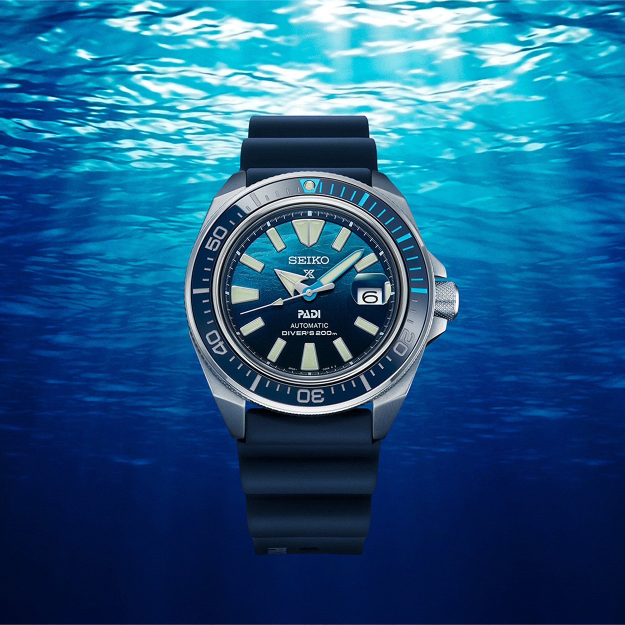 Seiko Prospex PADI “Great Blue” Samurai Automatic Divers Watch
