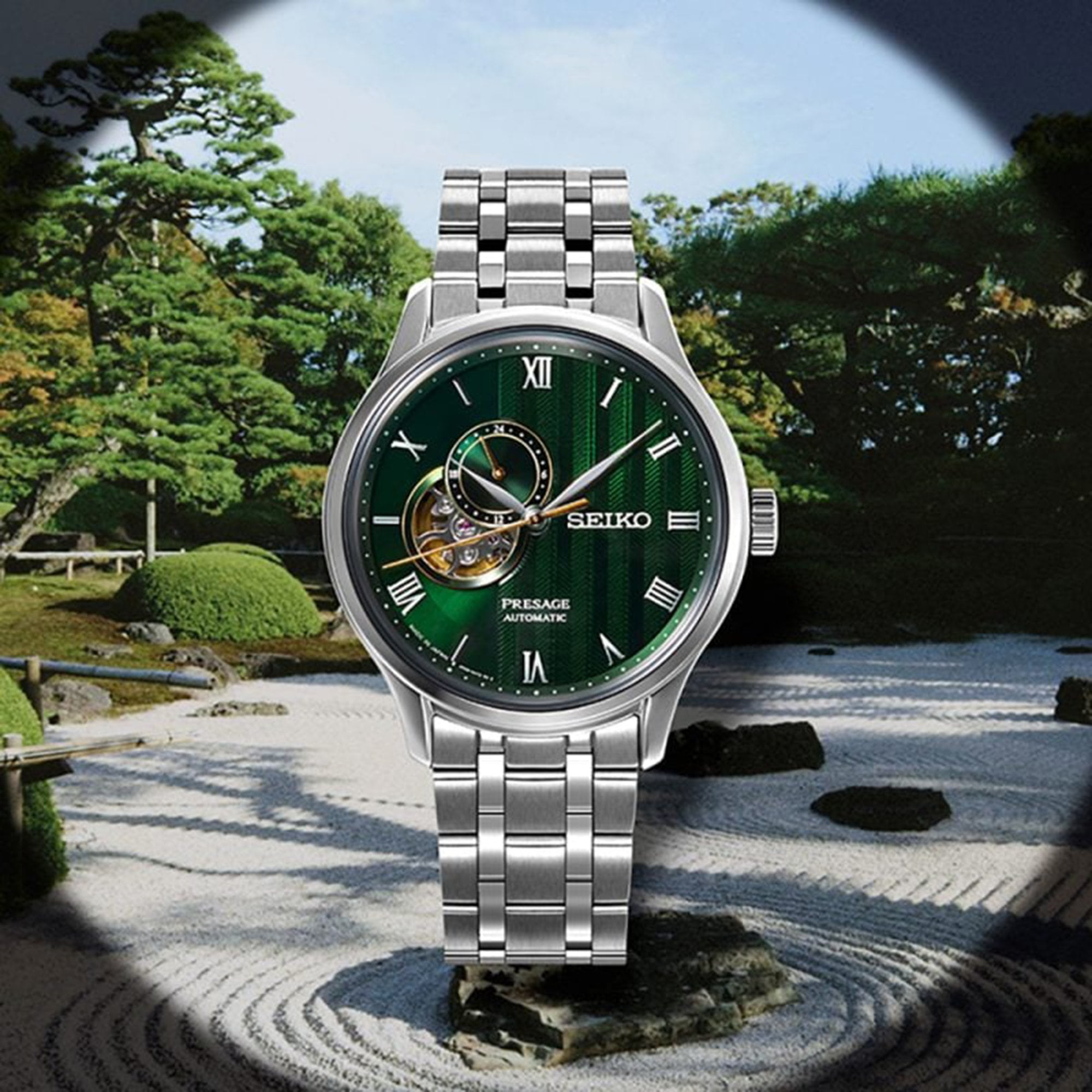 Seiko Presage 'Japanese Garden' Automatic Watch