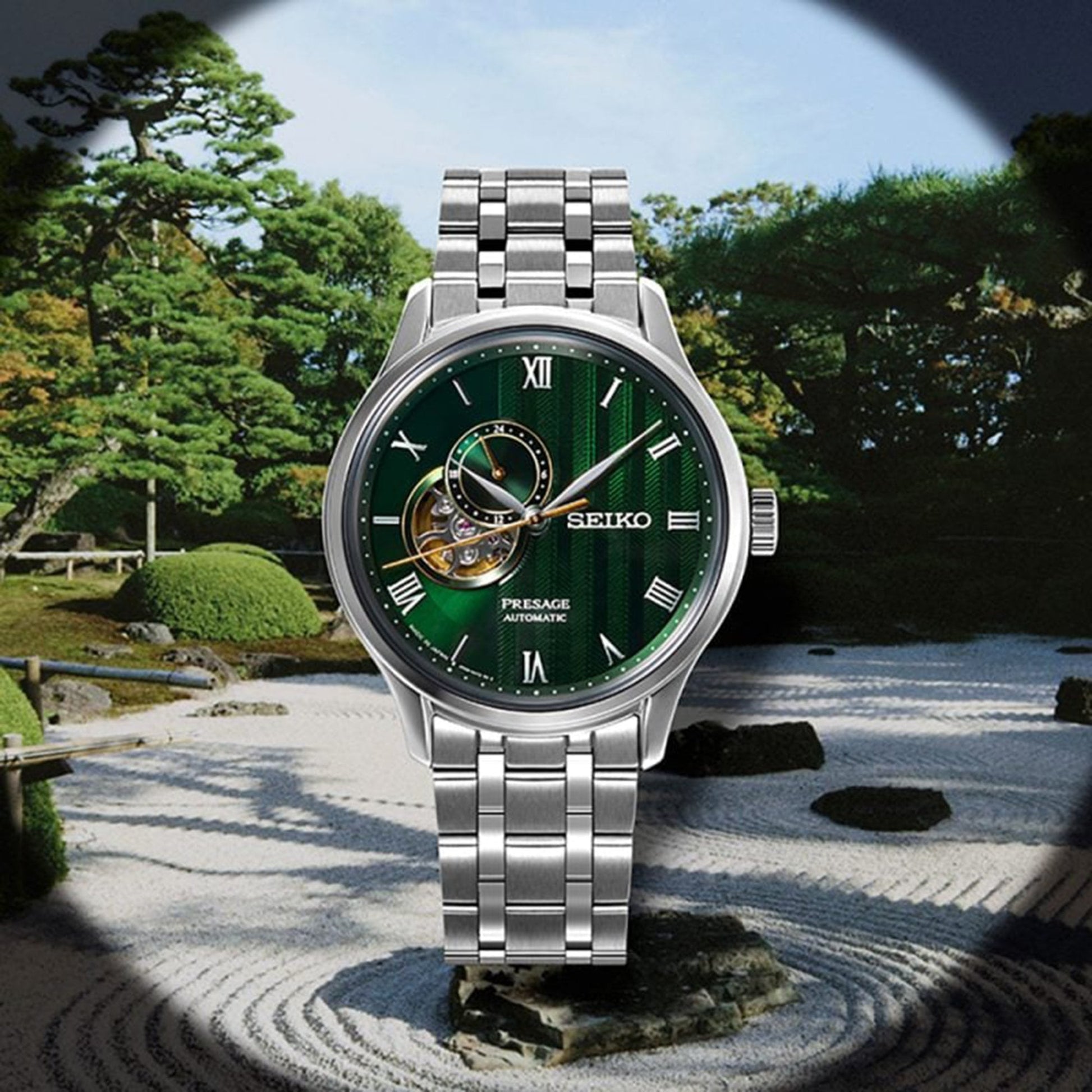 Seiko Presage 'Japanese Garden' Automatic Watch