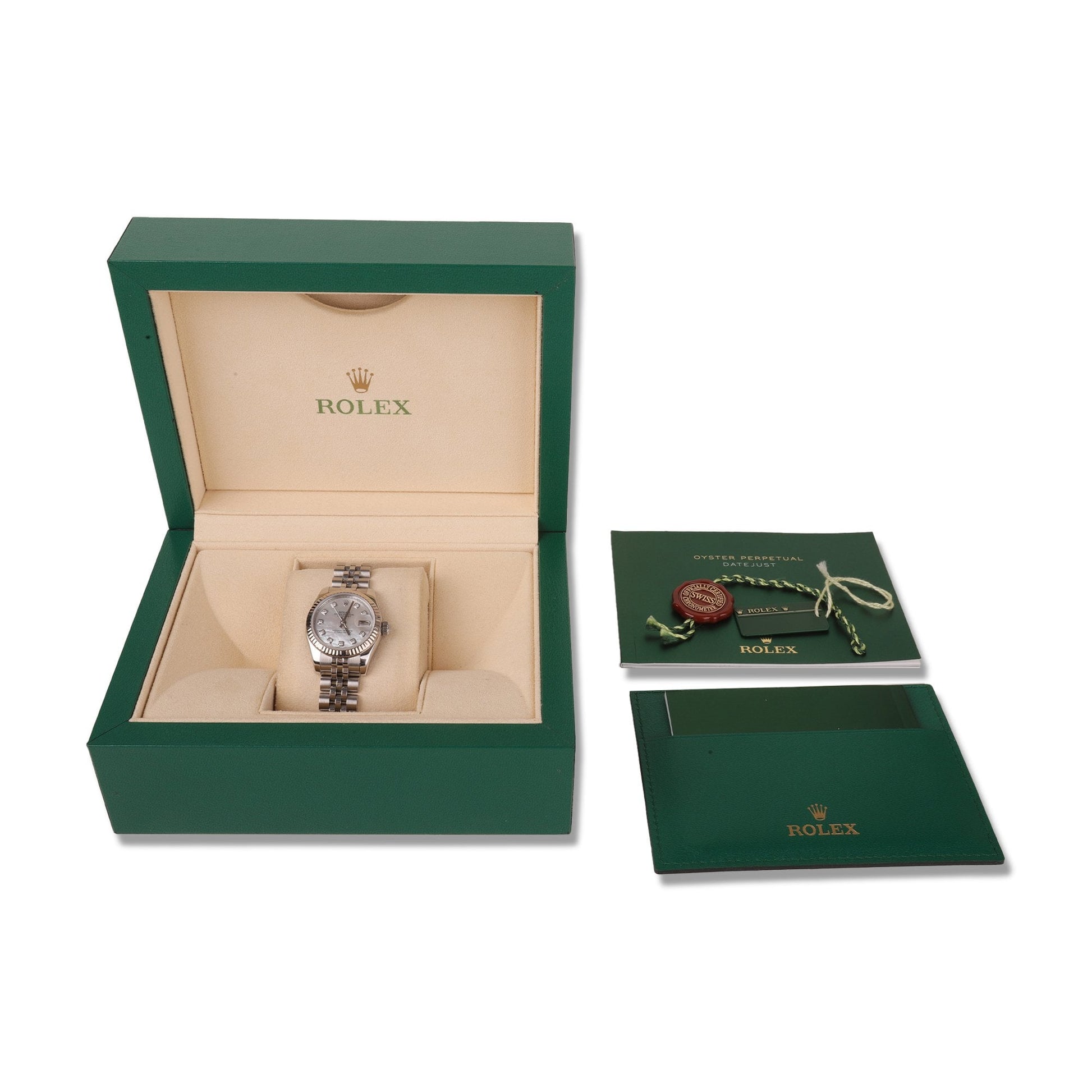 Rolex Datejust 18ct White Gold Stainless Steel Oyster Perpetual Women's Pre-owned Watch