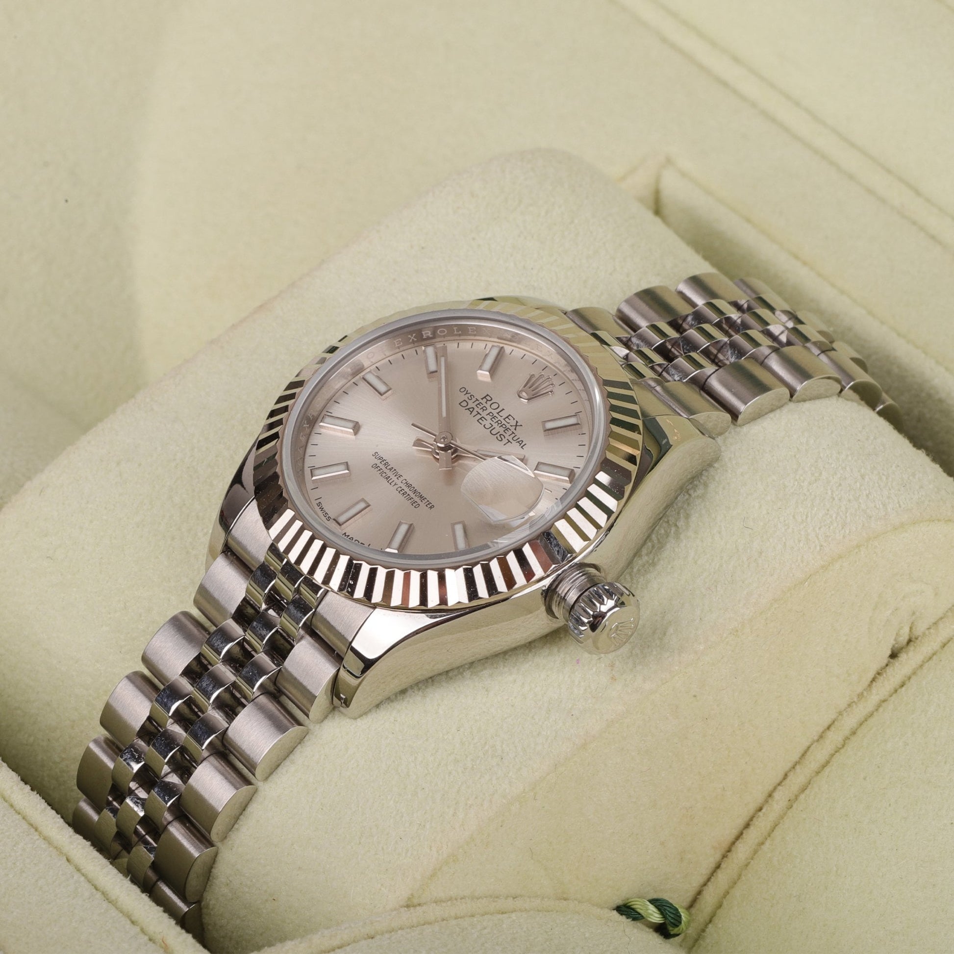Rolex Datejust Stainless Steel and white Gold Perpetual Jubilee Ladies Pre-Owned Watch
