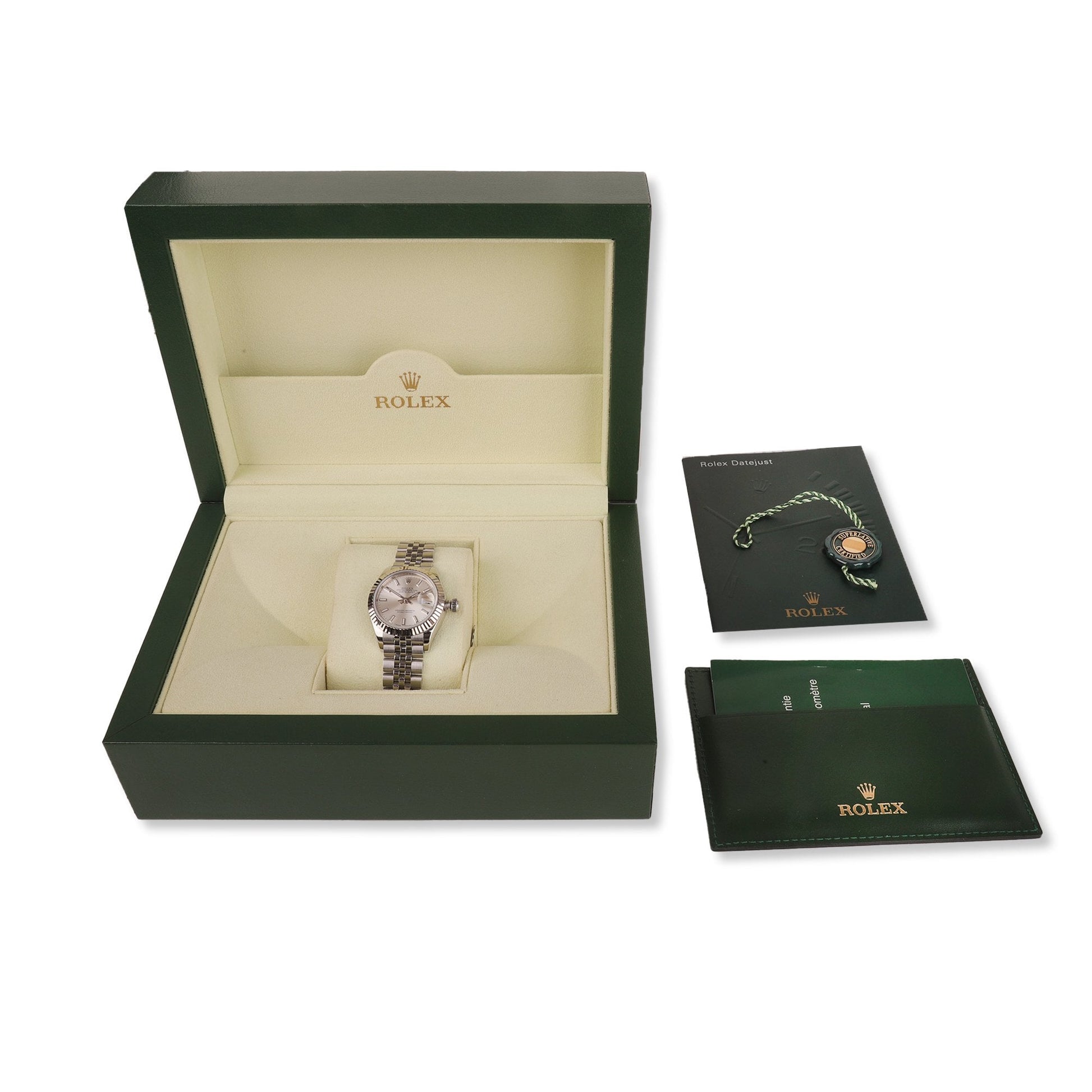 Rolex Datejust Stainless Steel and white Gold Perpetual Jubilee Ladies Pre-Owned Watch