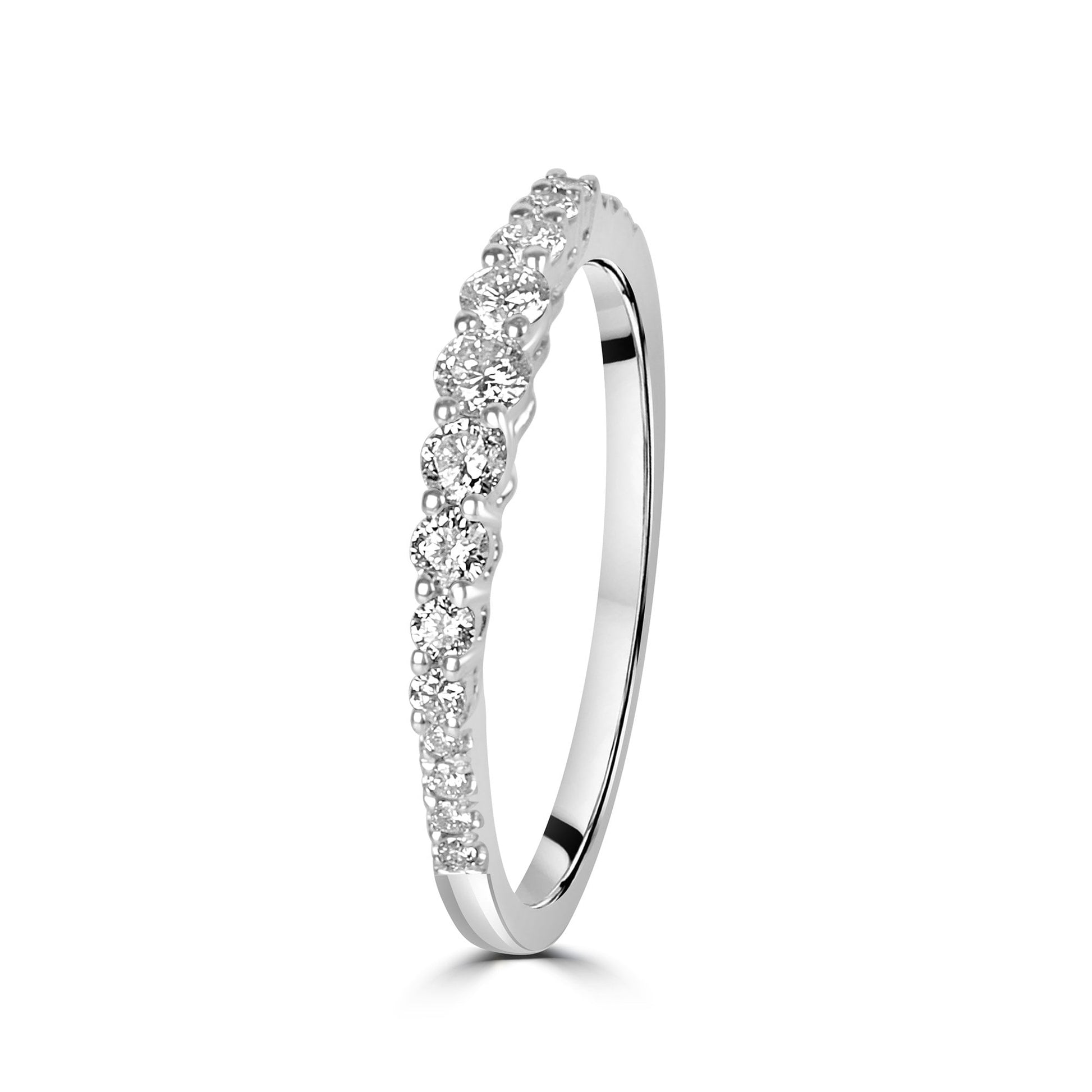 Platinum Diamond 0.34ct Total Graduated Eternity Ring