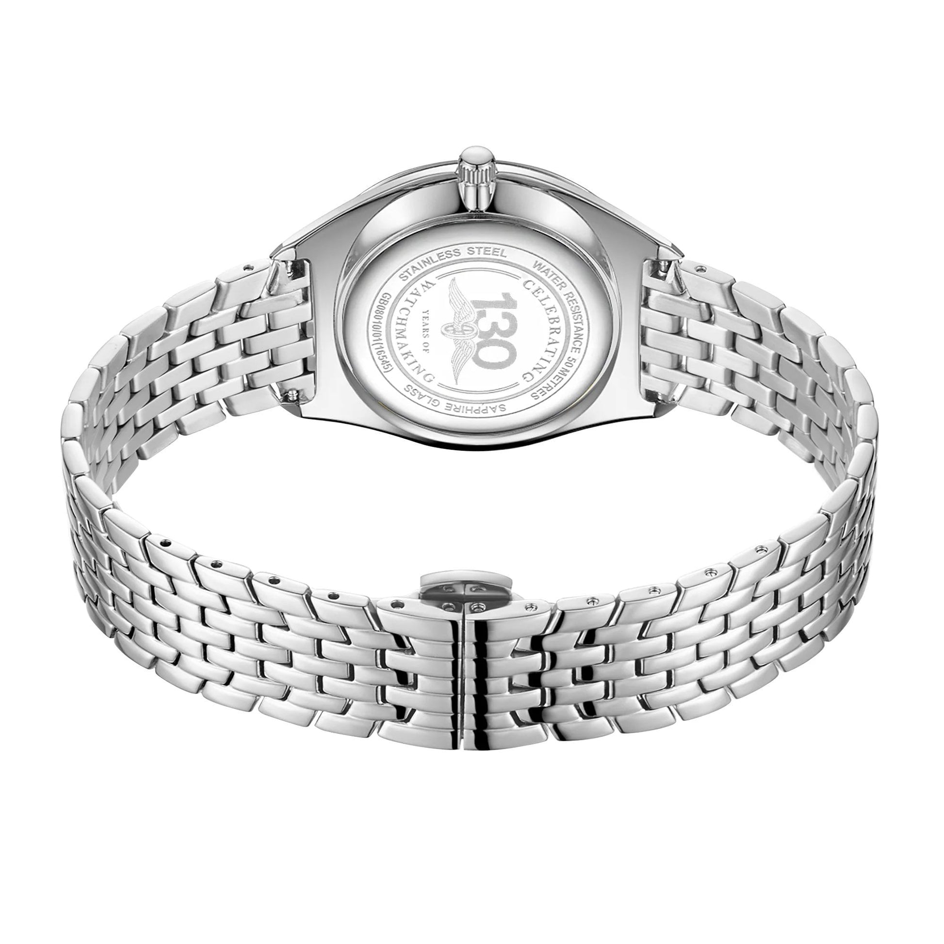 Men's Steel Ultra Slim Watch With Silver Dial
