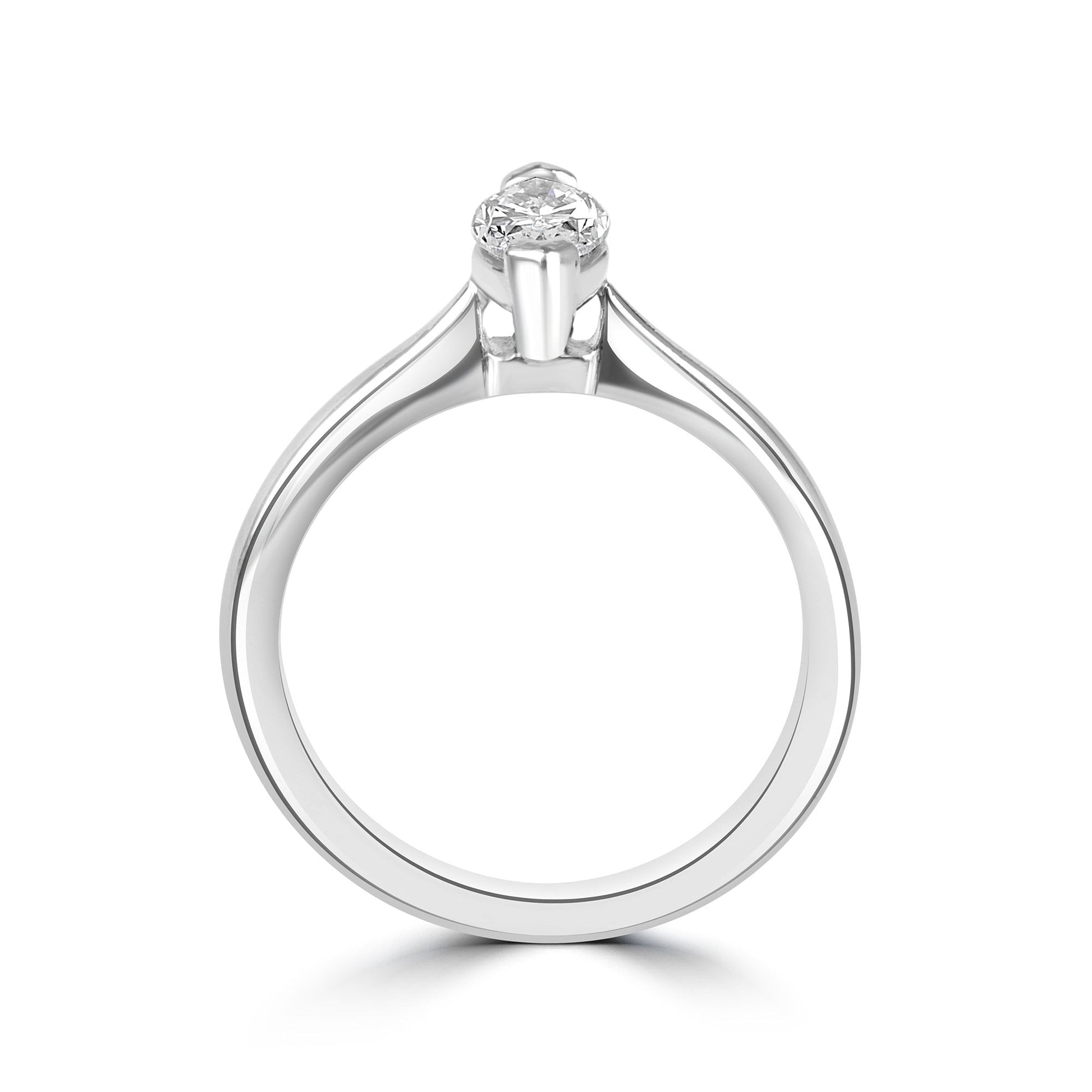 Marquise Diamond Half Carat Solitaire Pre-Owned Engagement Ring