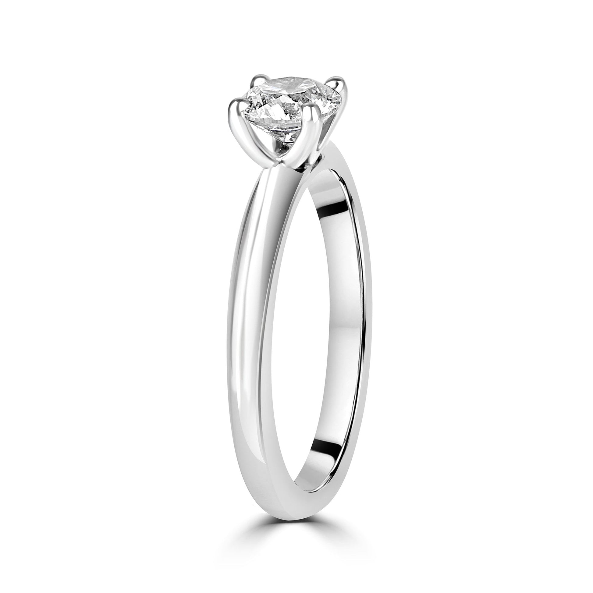 Avanti 0.70ct Round Diamond Solitaire Engagement Ring in White Gold