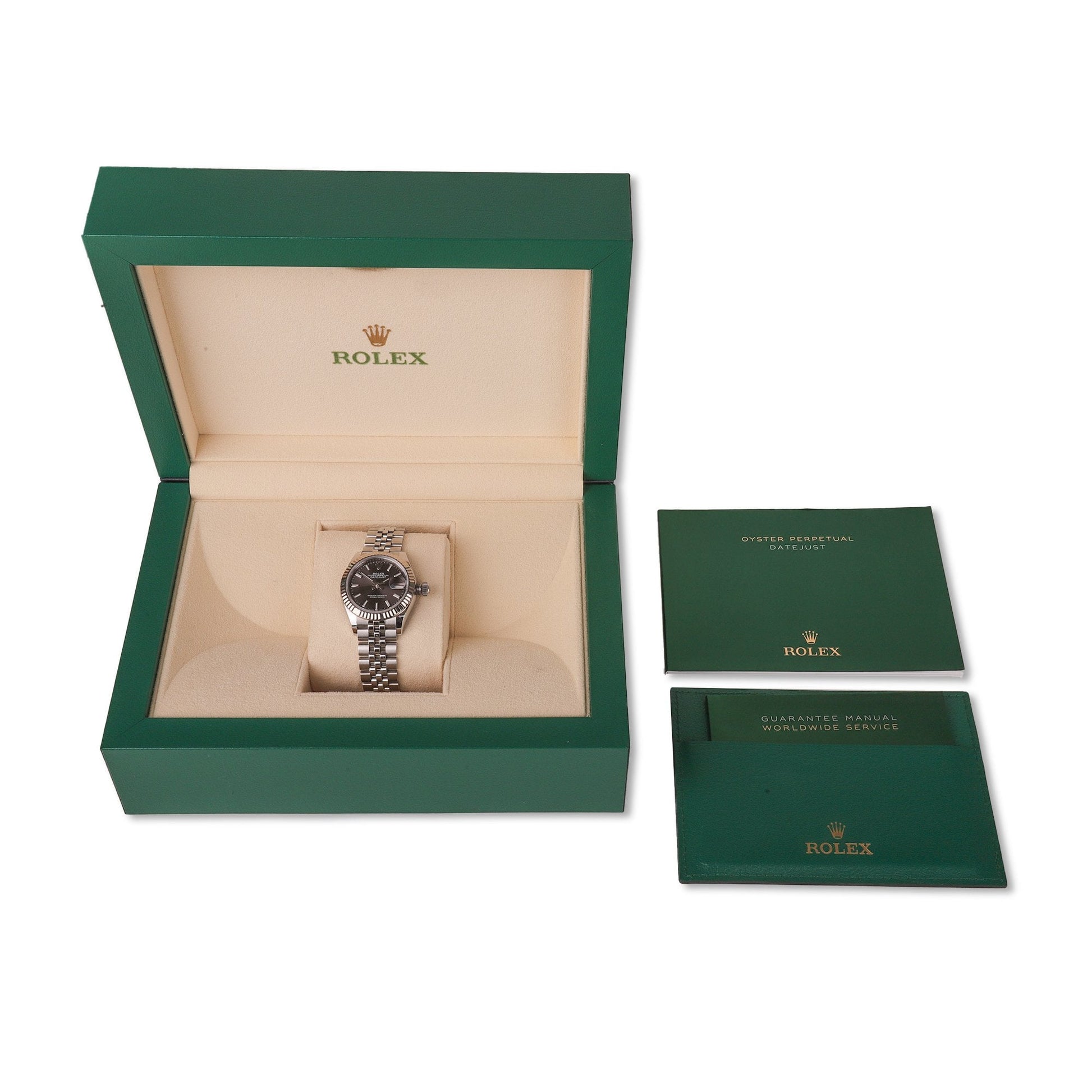 Rolex Datejust Stainless Steel 18ct White Gold Perpetual Jubilee Ladies Pre-Owned Watch