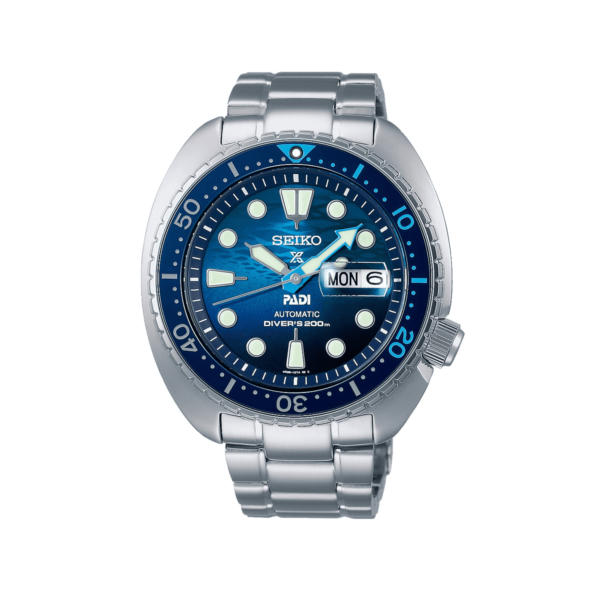 Seiko Prospex PADI 'Great Blue' Turtle Automatic Divers Watch