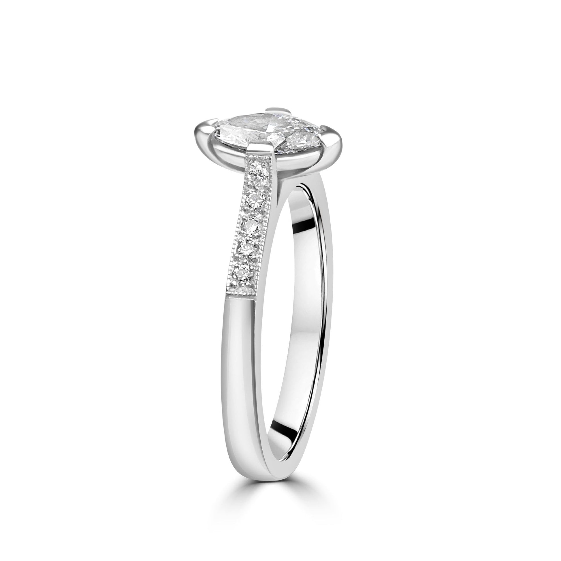 Marquise Diamond 0.50ct Engagement Ring Pre-Owned
