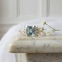 18ct Yellow Gold Ring with Square Octagonal Aquamarine 1.87ct with Marquise Diamonds