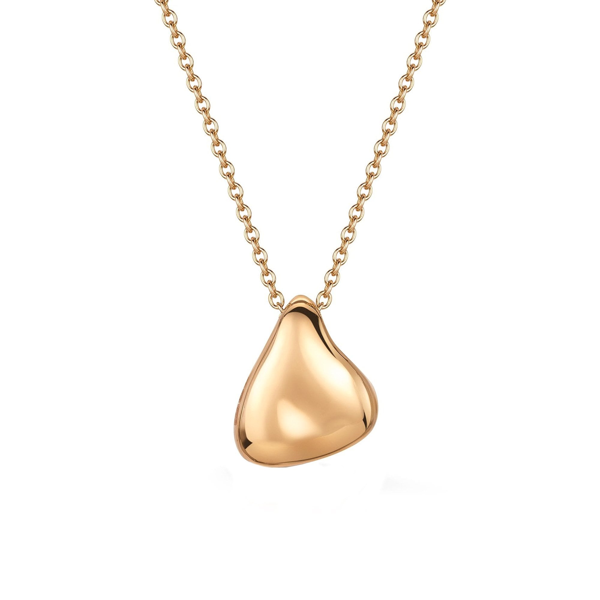 9ct Rose Gold 'Pebble' Necklace
