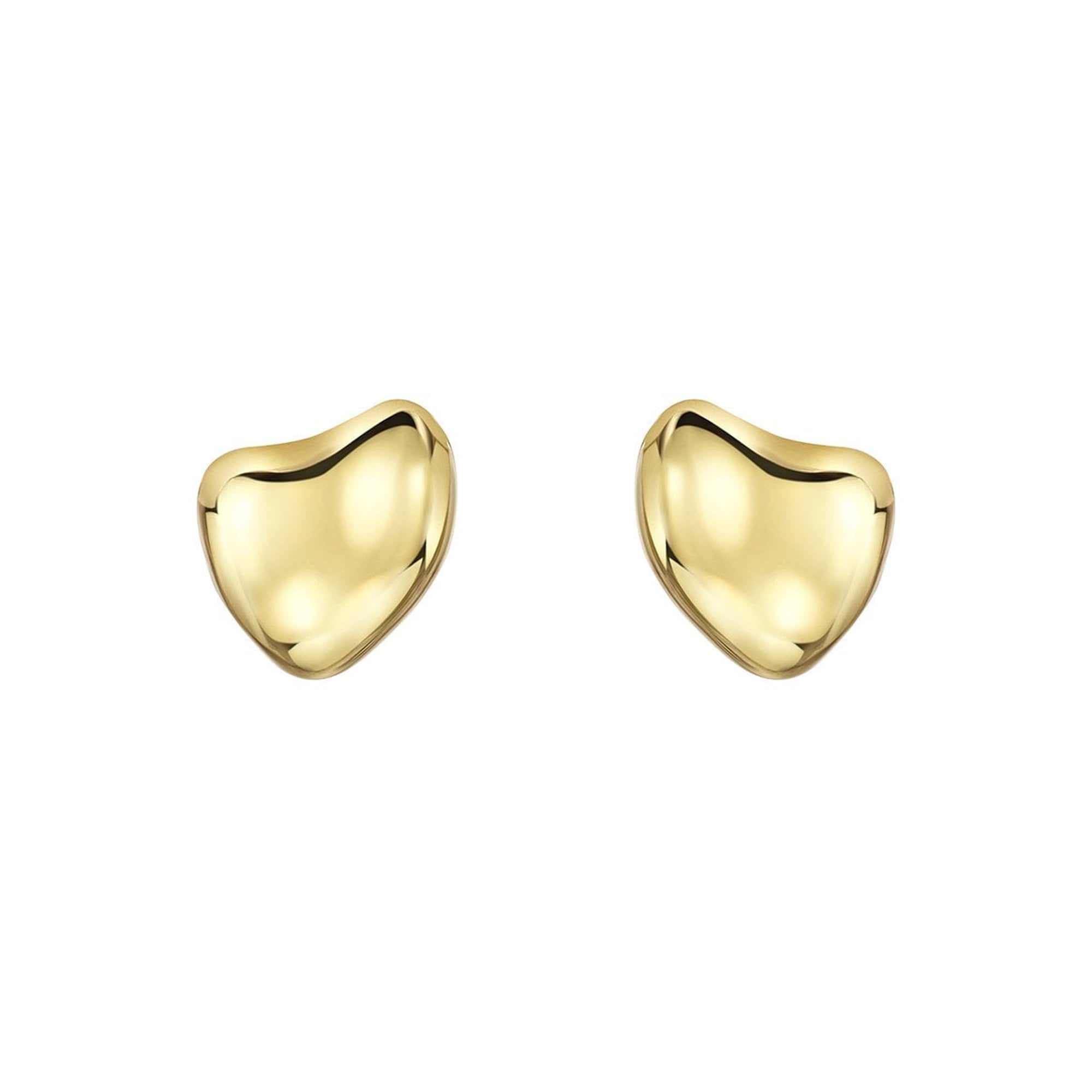 9ct Yellow Gold Pebble Stud Earrings