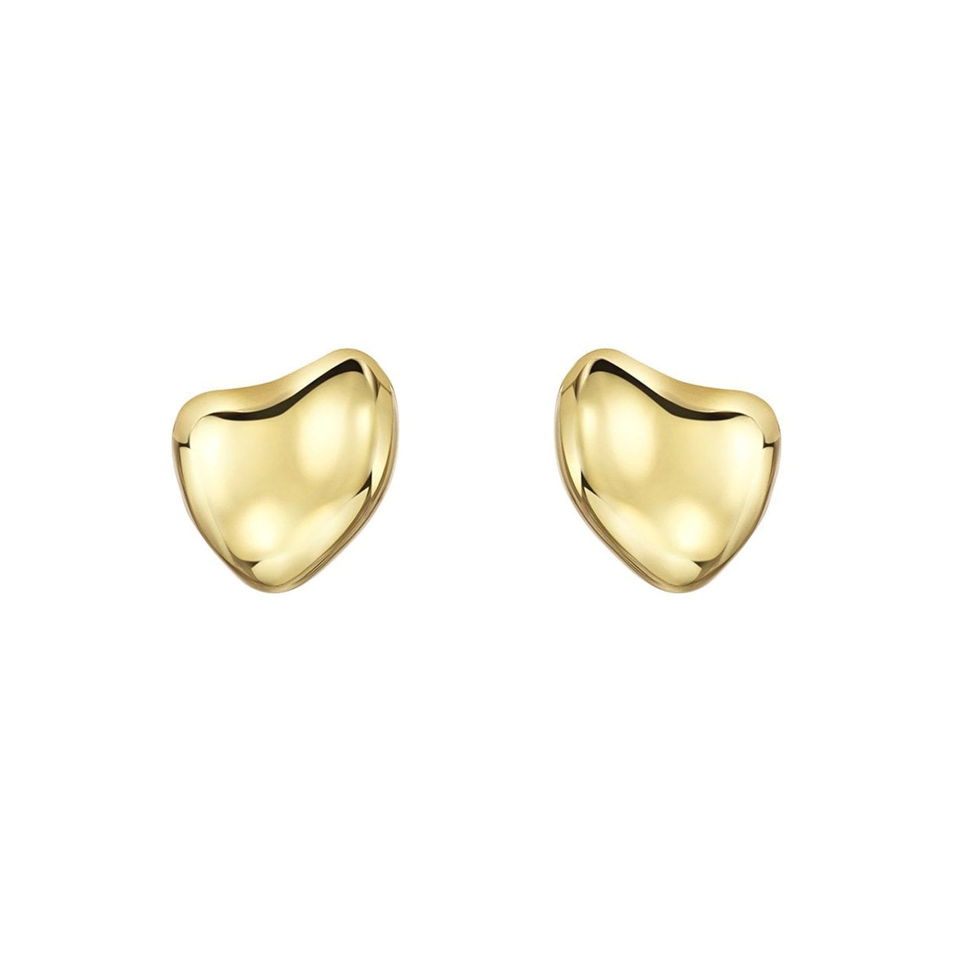 9ct Yellow Gold Pebble Stud Earrings