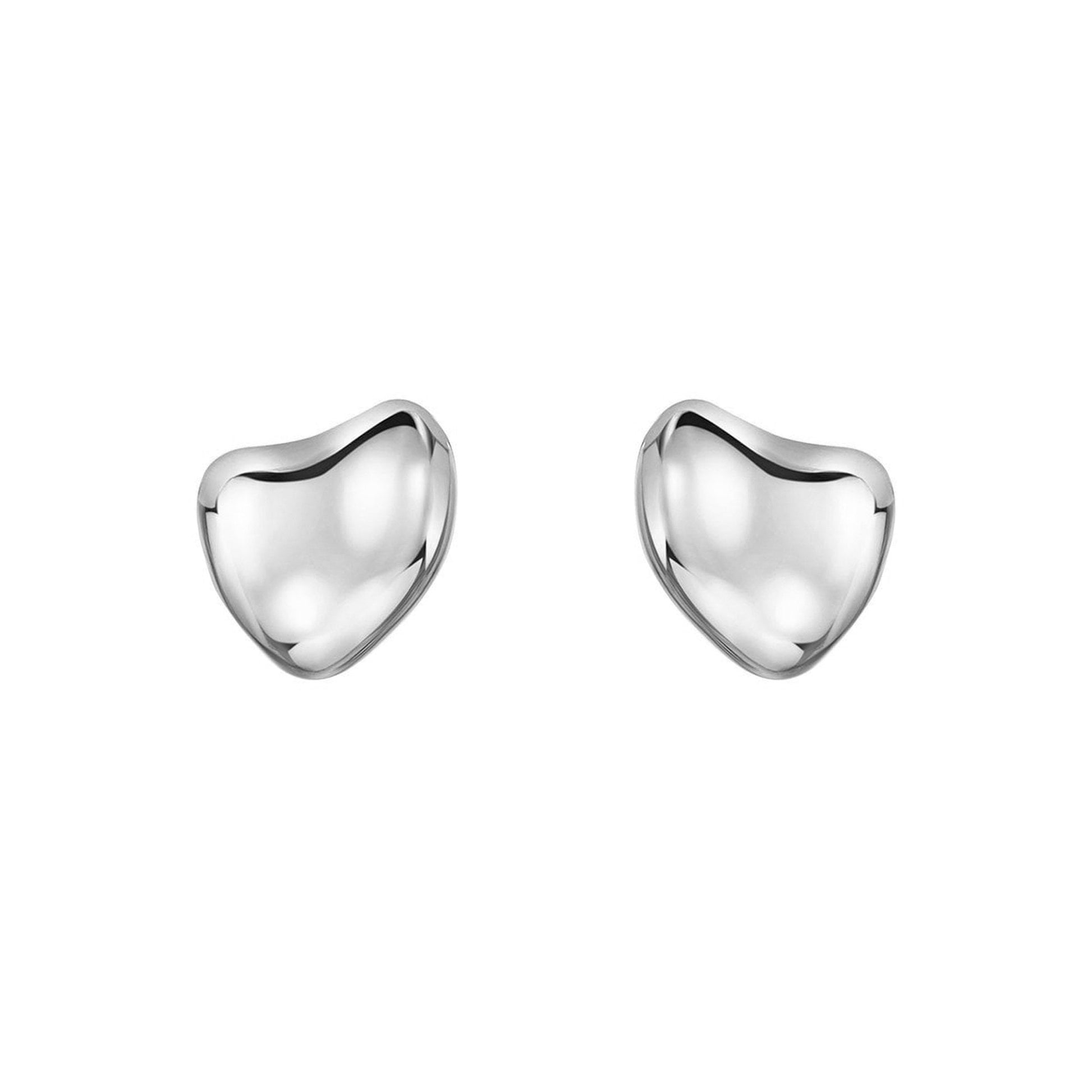 Sterling Silver Pebble Stud Earrings