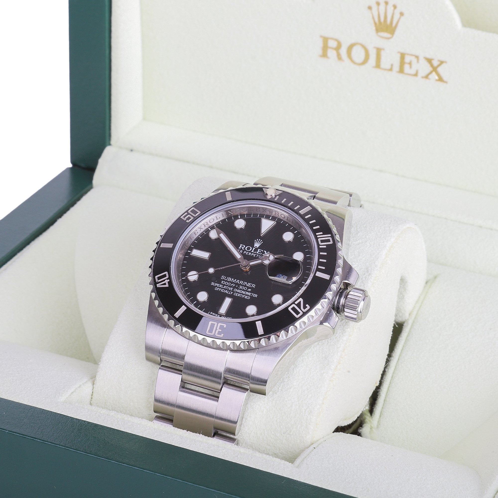 Rolex Submariner with Black Ceramic Dial Pre-Owned Watch