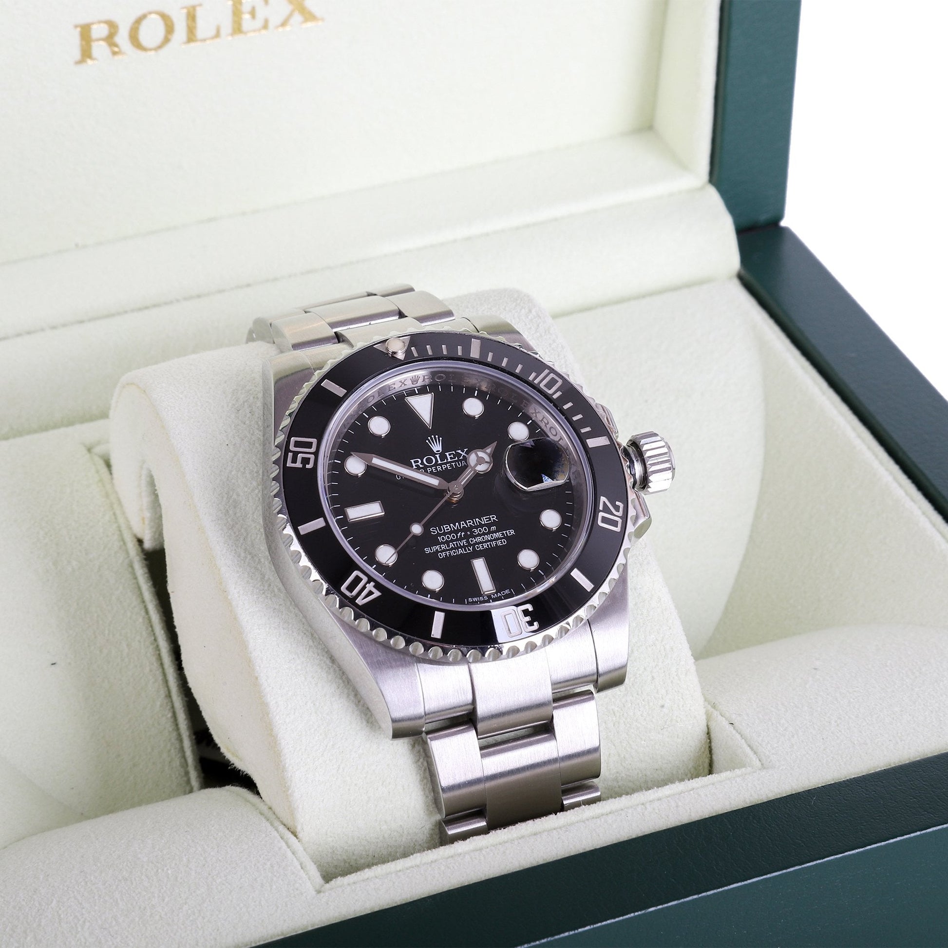 Rolex Submariner with Black Ceramic Dial Pre-Owned Watch