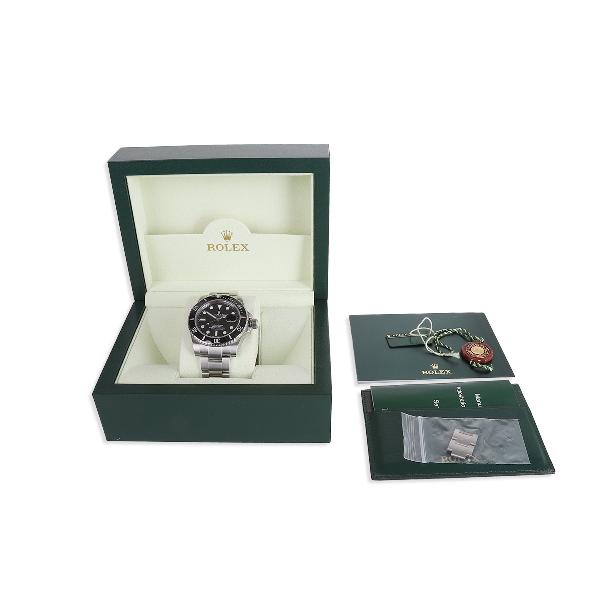 Rolex Submariner with Black Ceramic Dial Pre-Owned Watch