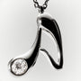PDPAOLA sterling silver initial A necklace