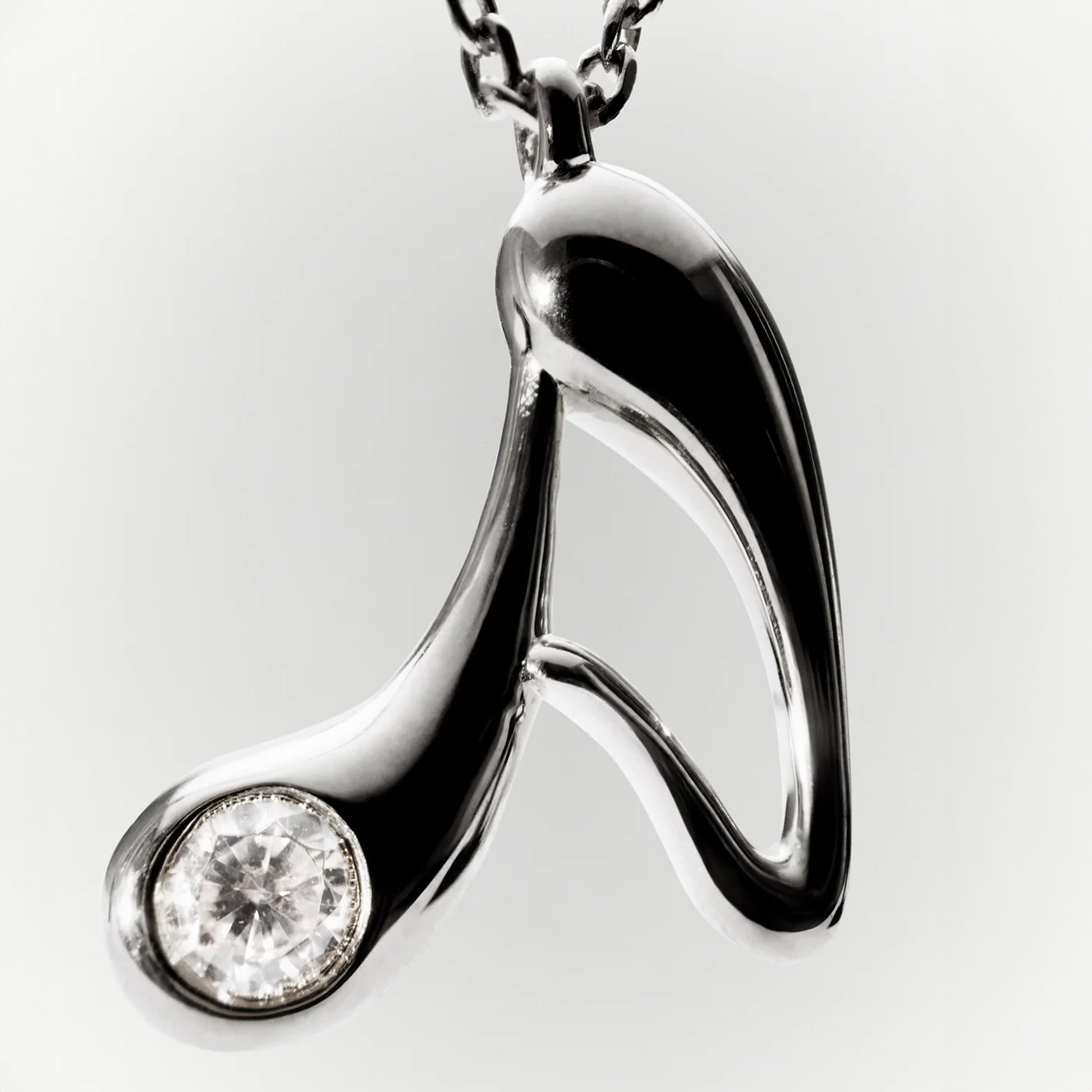 PDPAOLA sterling silver initial A necklace