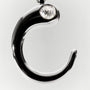 PDPAOLA sterling silver initial C necklace with round cz