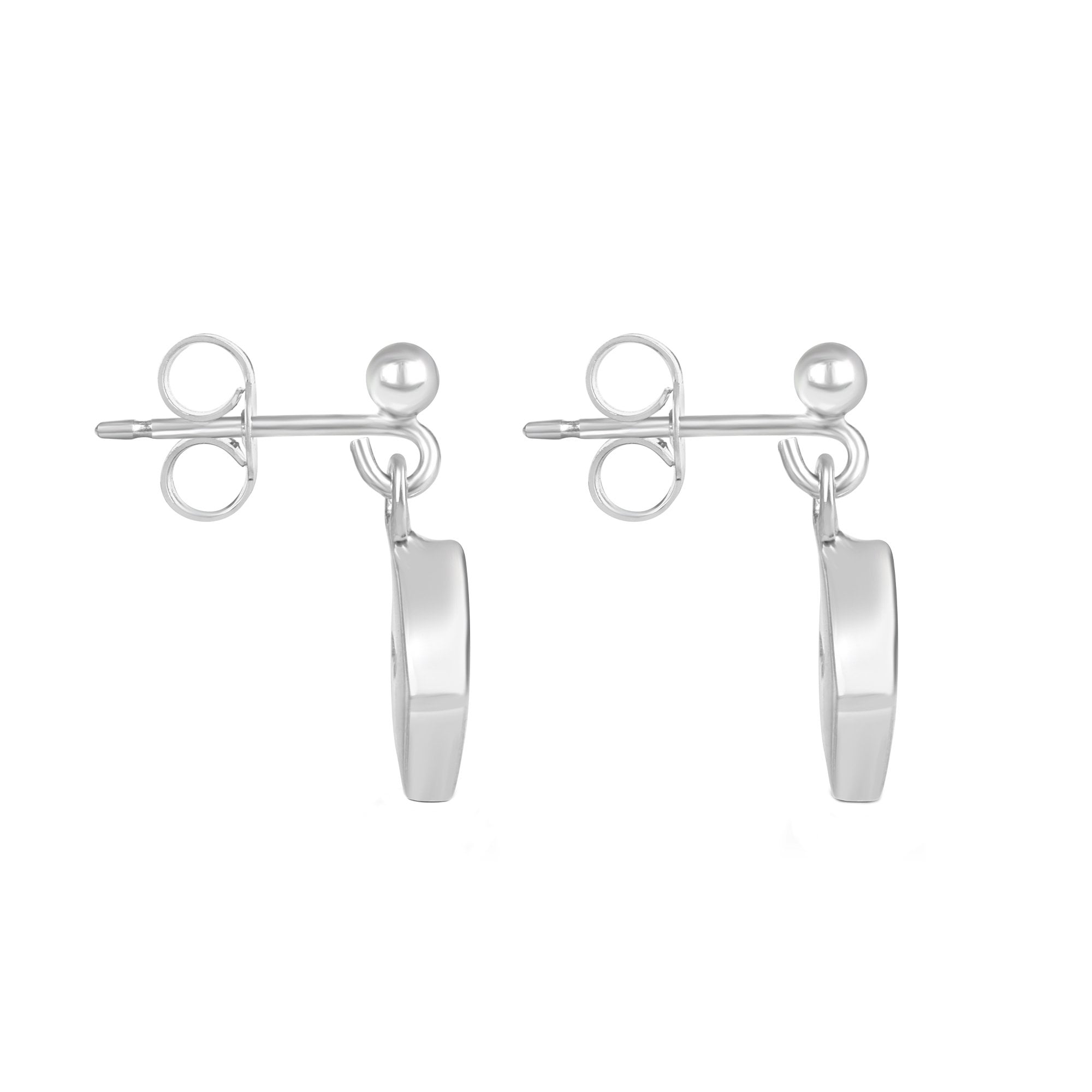 Silver Blue John Short Drop Earrings