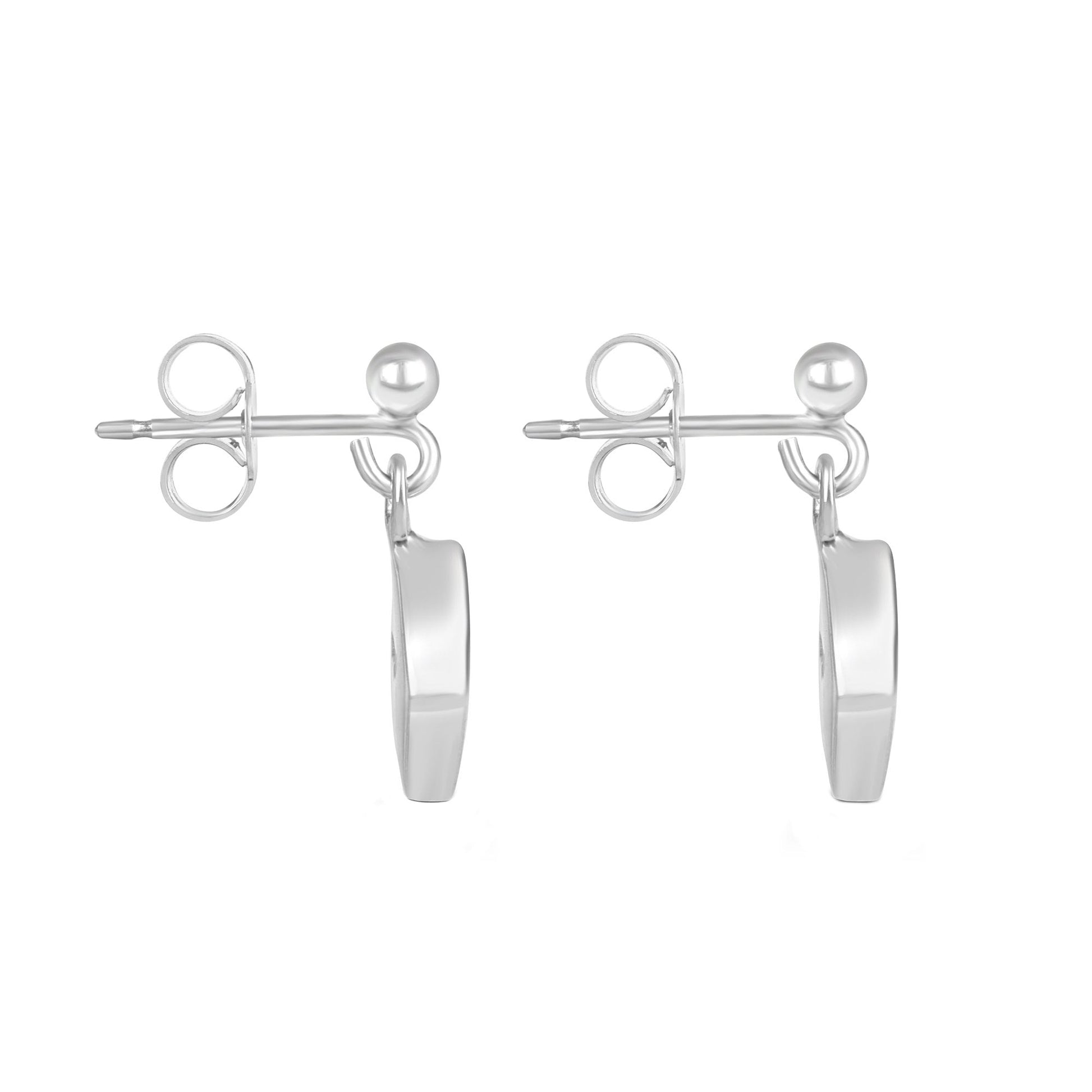 Silver Blue John Short Drop Earrings