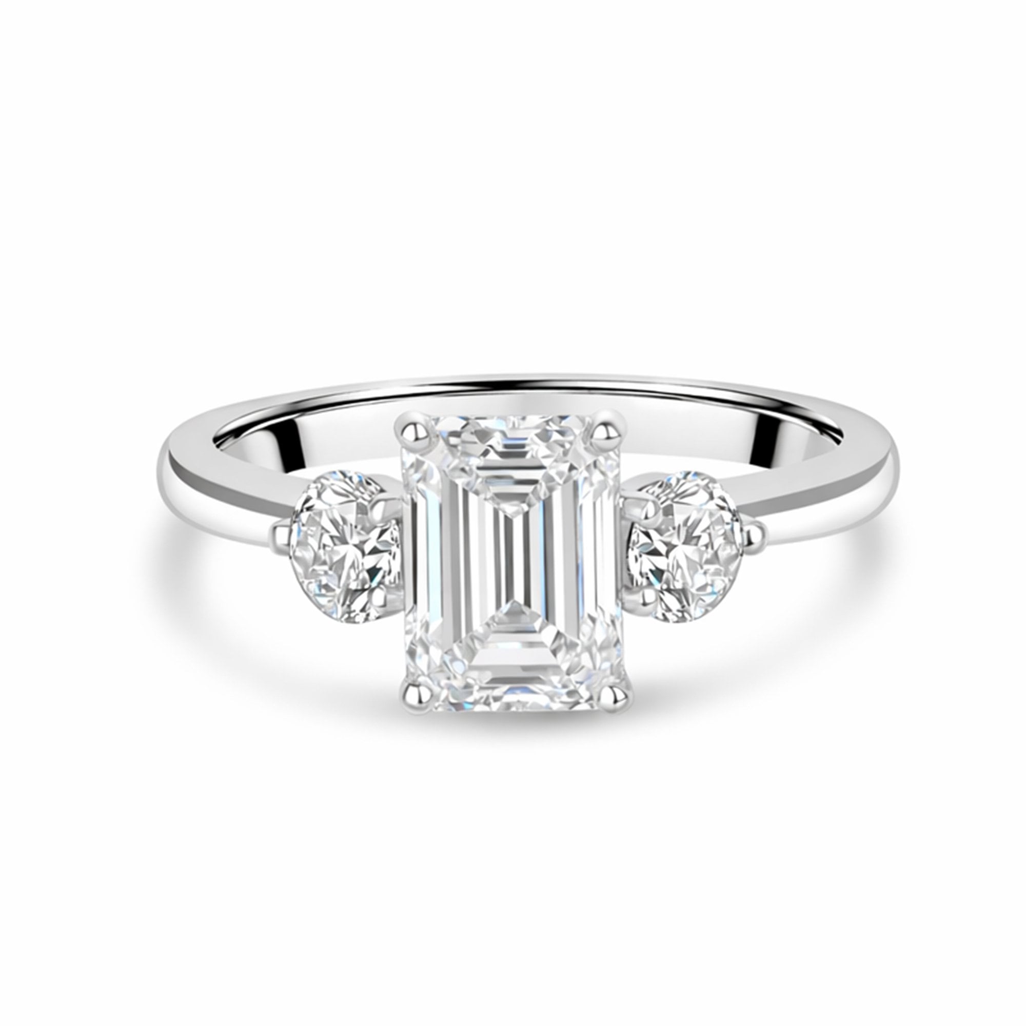 Trilogy Lab Grown Diamond 'Ava' Engagement Ring