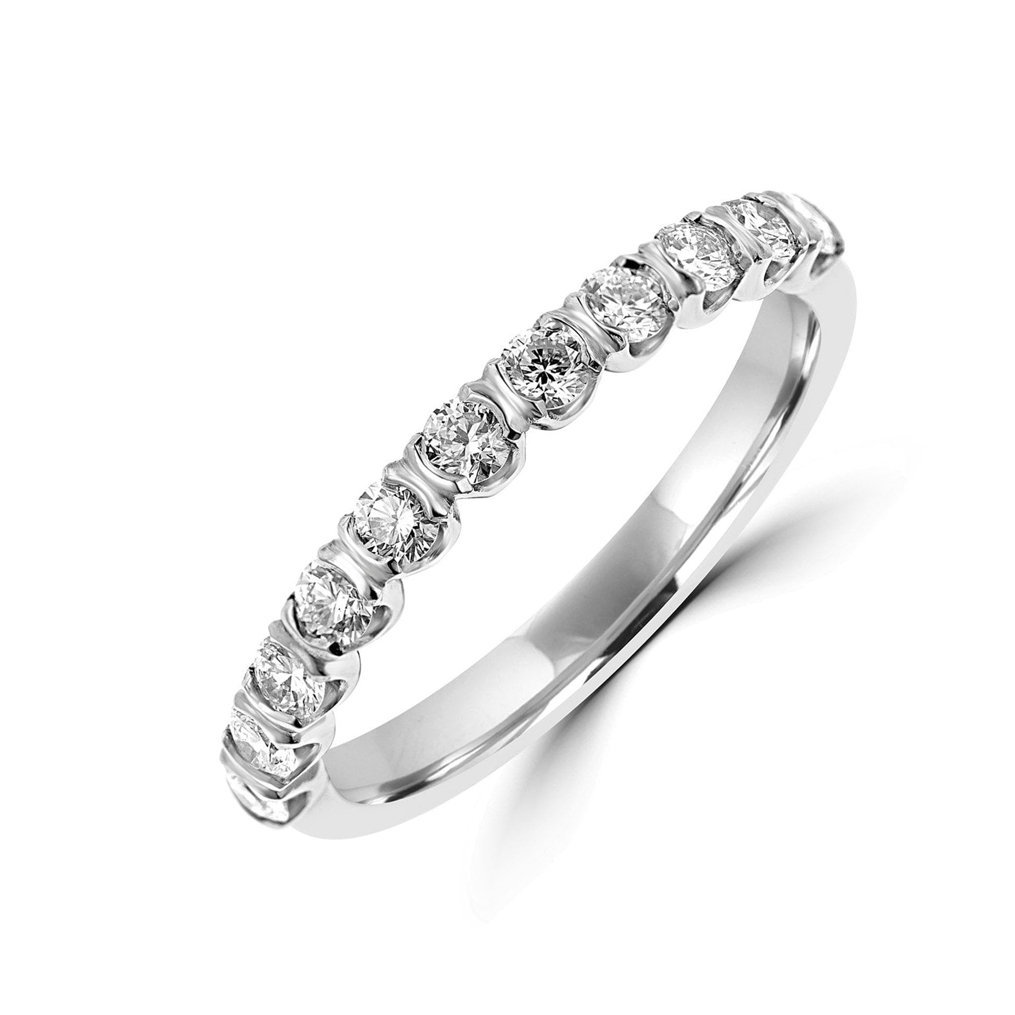 0.48ct Round Diamond Eternity Band Ring