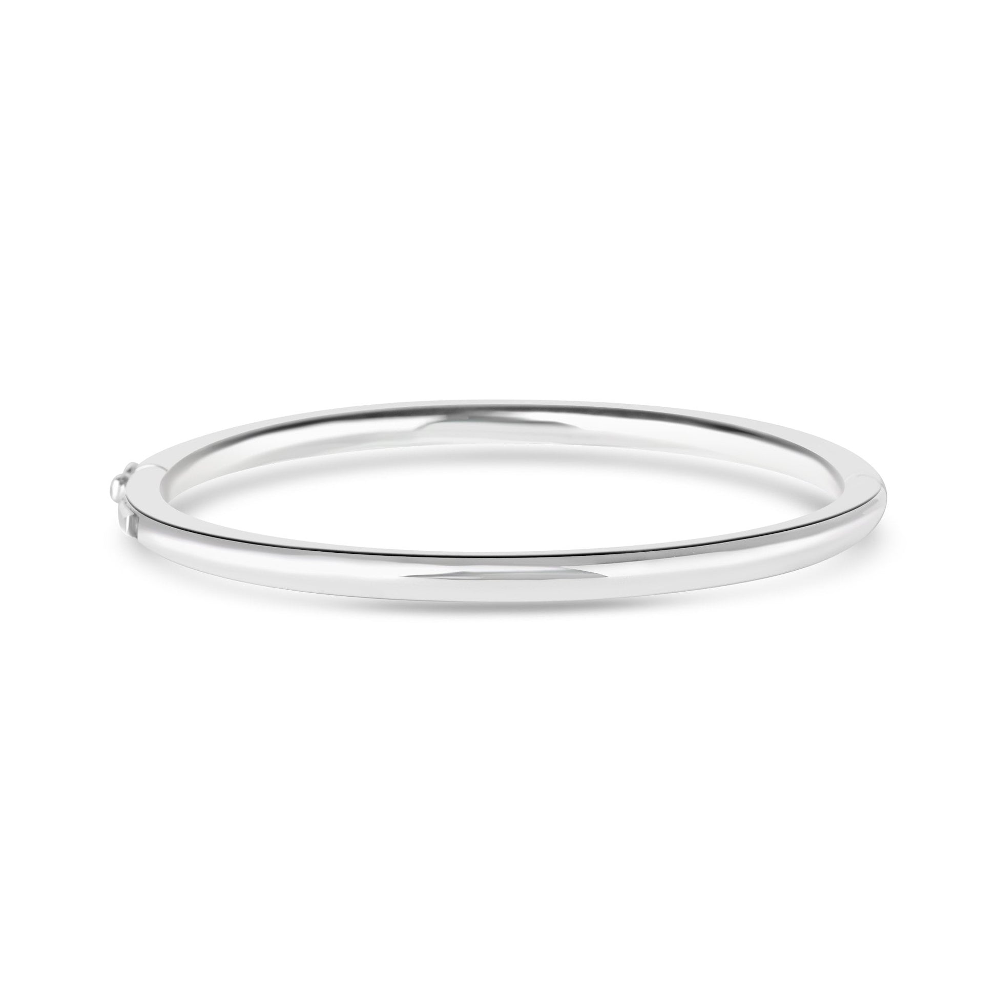 Avanti 'HingeFit' Sterling Silver Round Section Bangle