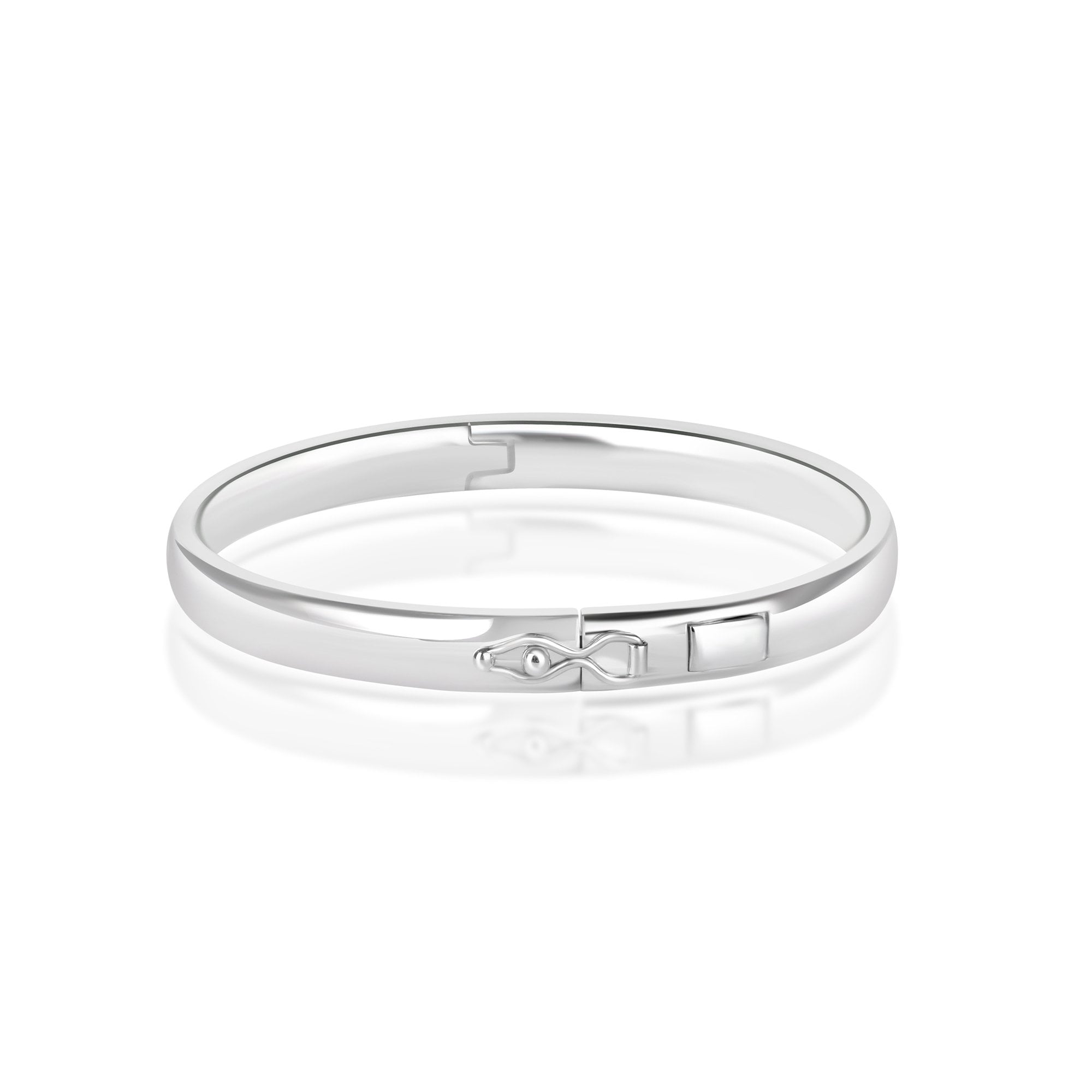 Avanti 'HingeFit' Sterling Silver Bangle