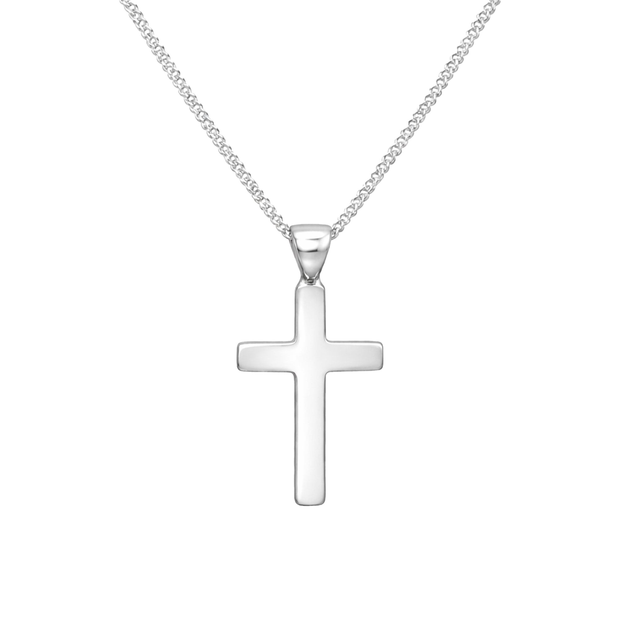 Sterling Silver Cross and Chain