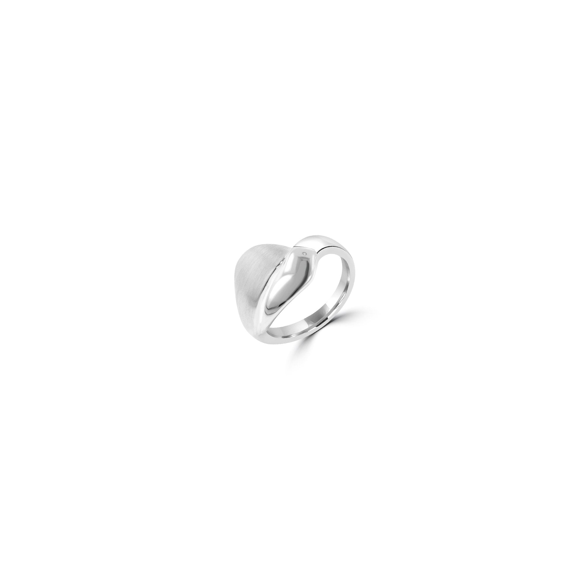 Sterling Silver Matt and Polished Ring