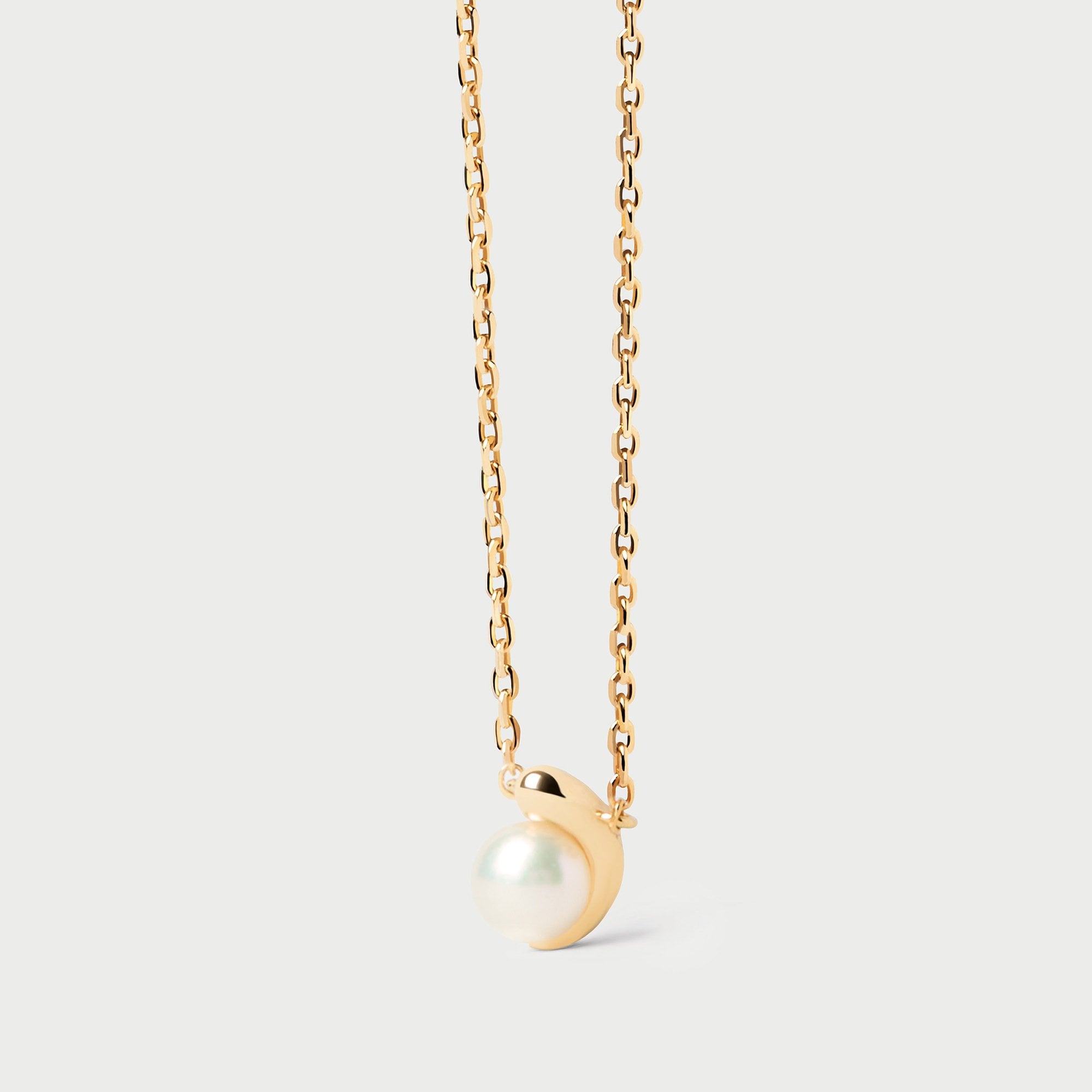 PDPAOLA 18ct Gold Plated Sterling Silver 'La Perla' Necklace