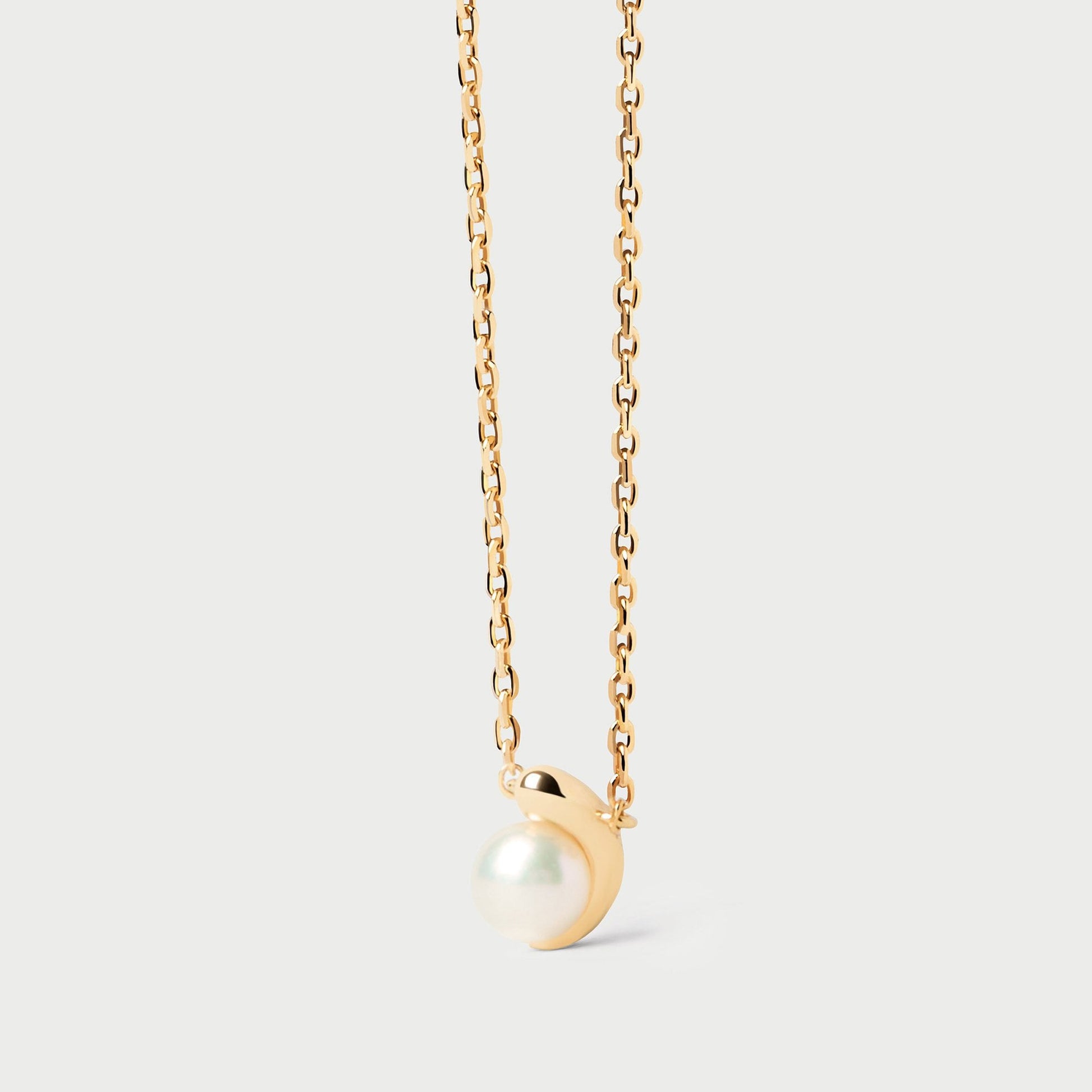 PDPAOLA 18ct Gold Plated Sterling Silver 'La Perla' Necklace