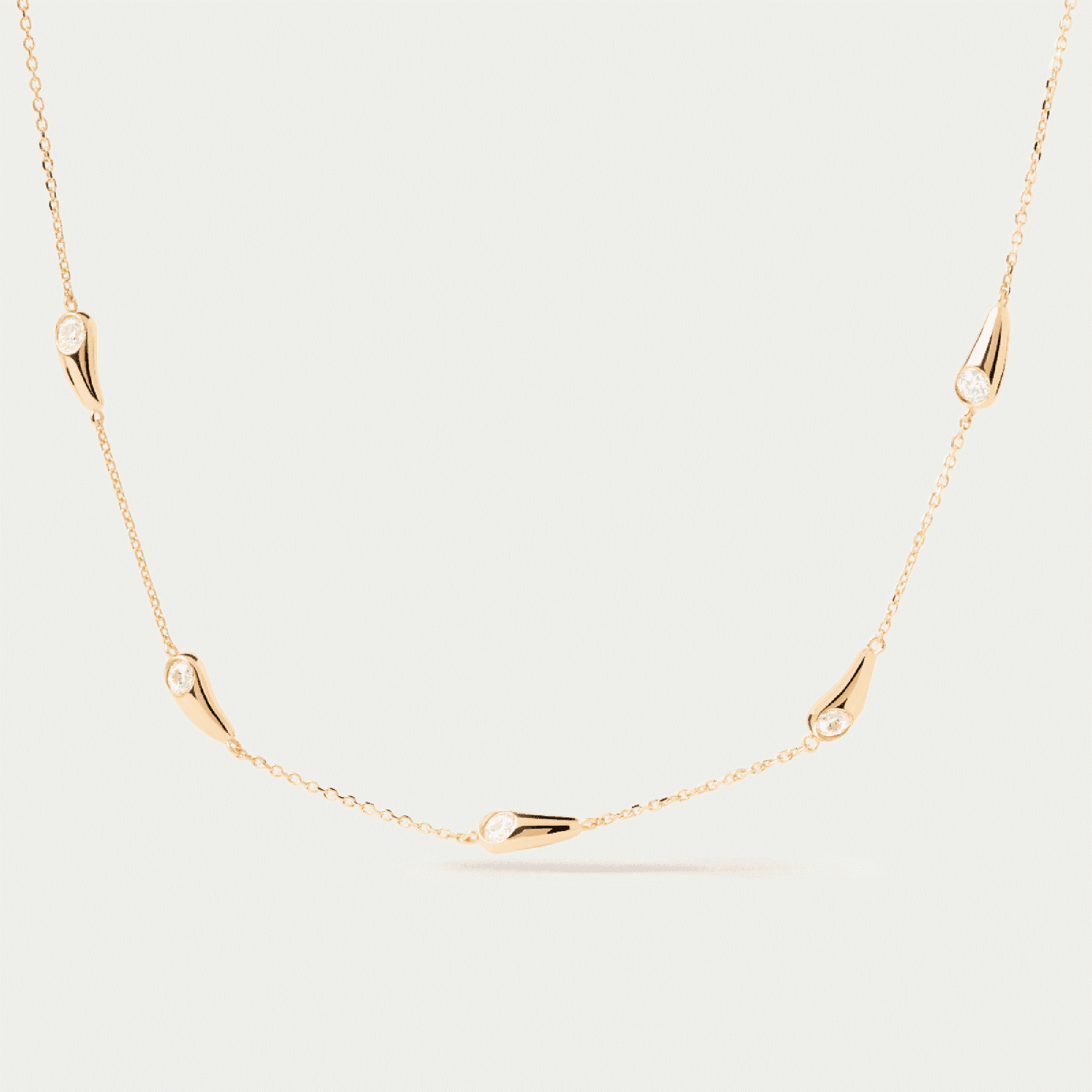 PDPAOLA 18ct Gold Plated Sterling Silver 'Becca' Necklace