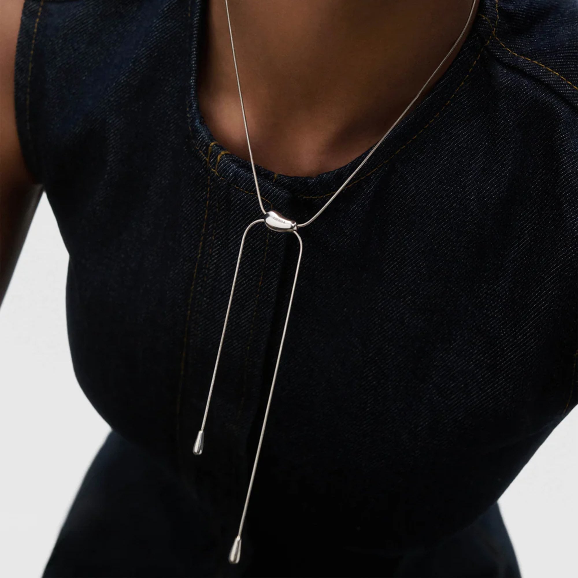 PDPAOLA Sterling Silver 'Rodeo' Necklace