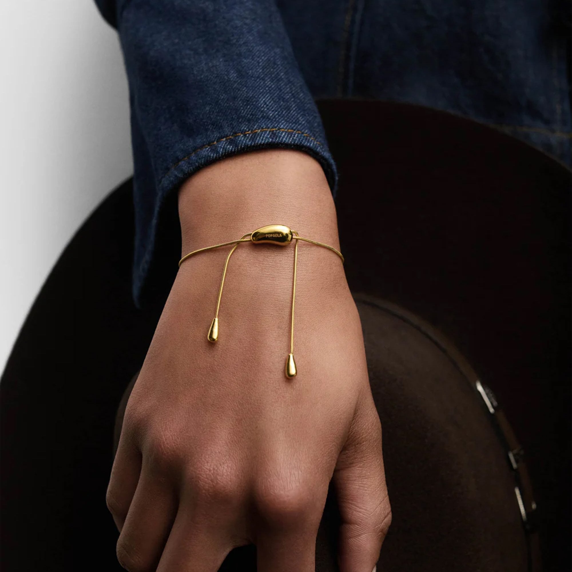 PDPAOLA 18ct Gold Plated Sterling Silver 'Rodeo' Bracelet