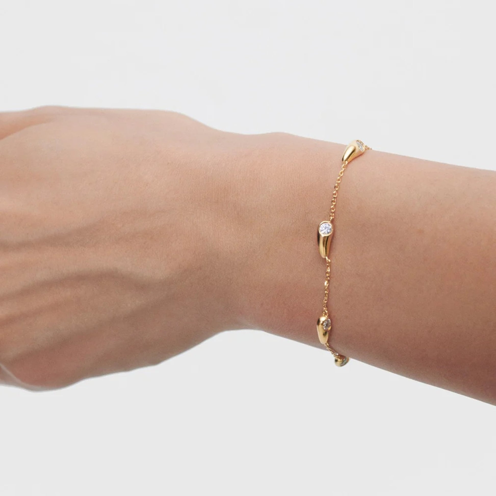 PDPAOLA 18ct Gold Plated Sterling Silver 'Becca' Bracelet