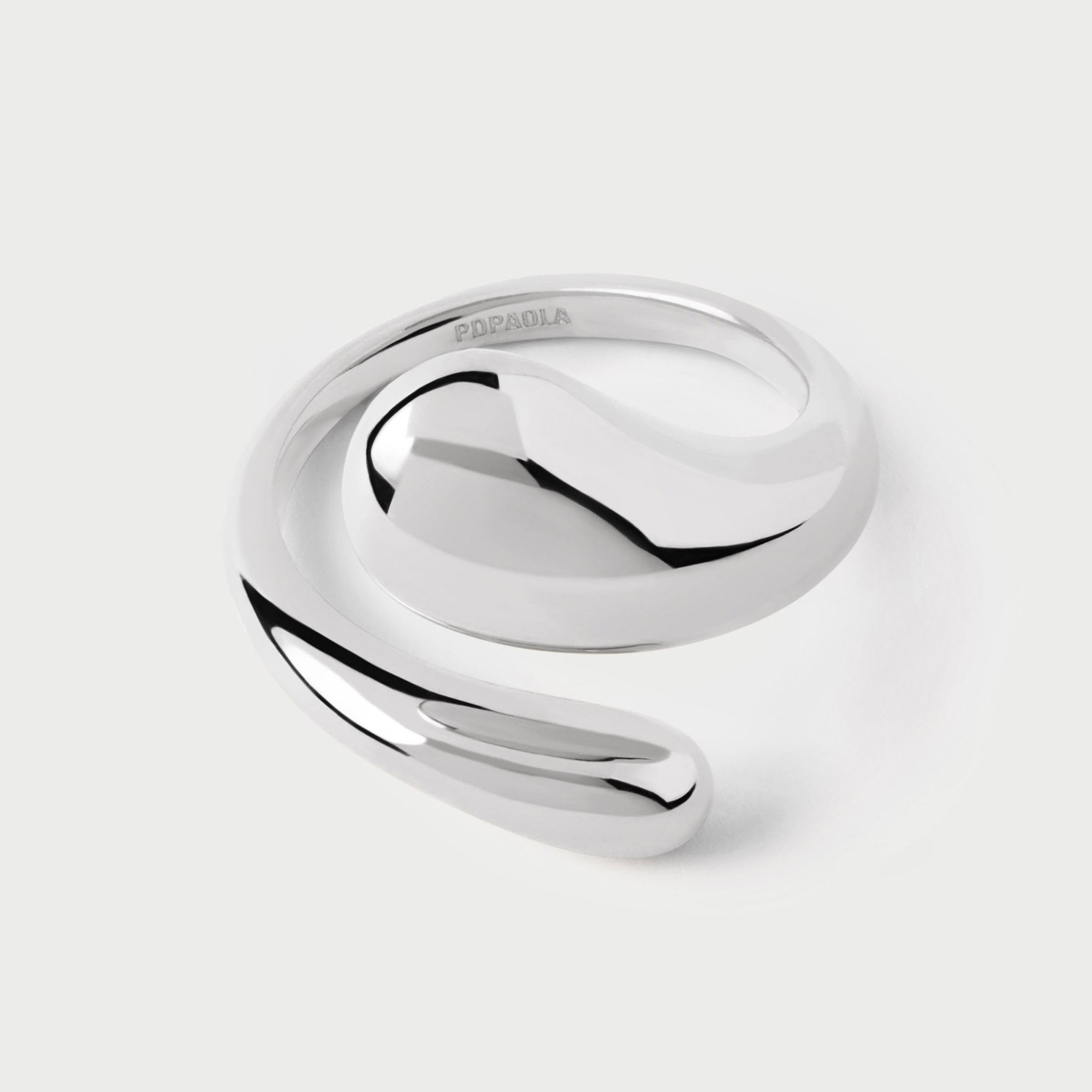 PDPAOLA sterling Silver 'Orbit' Ring