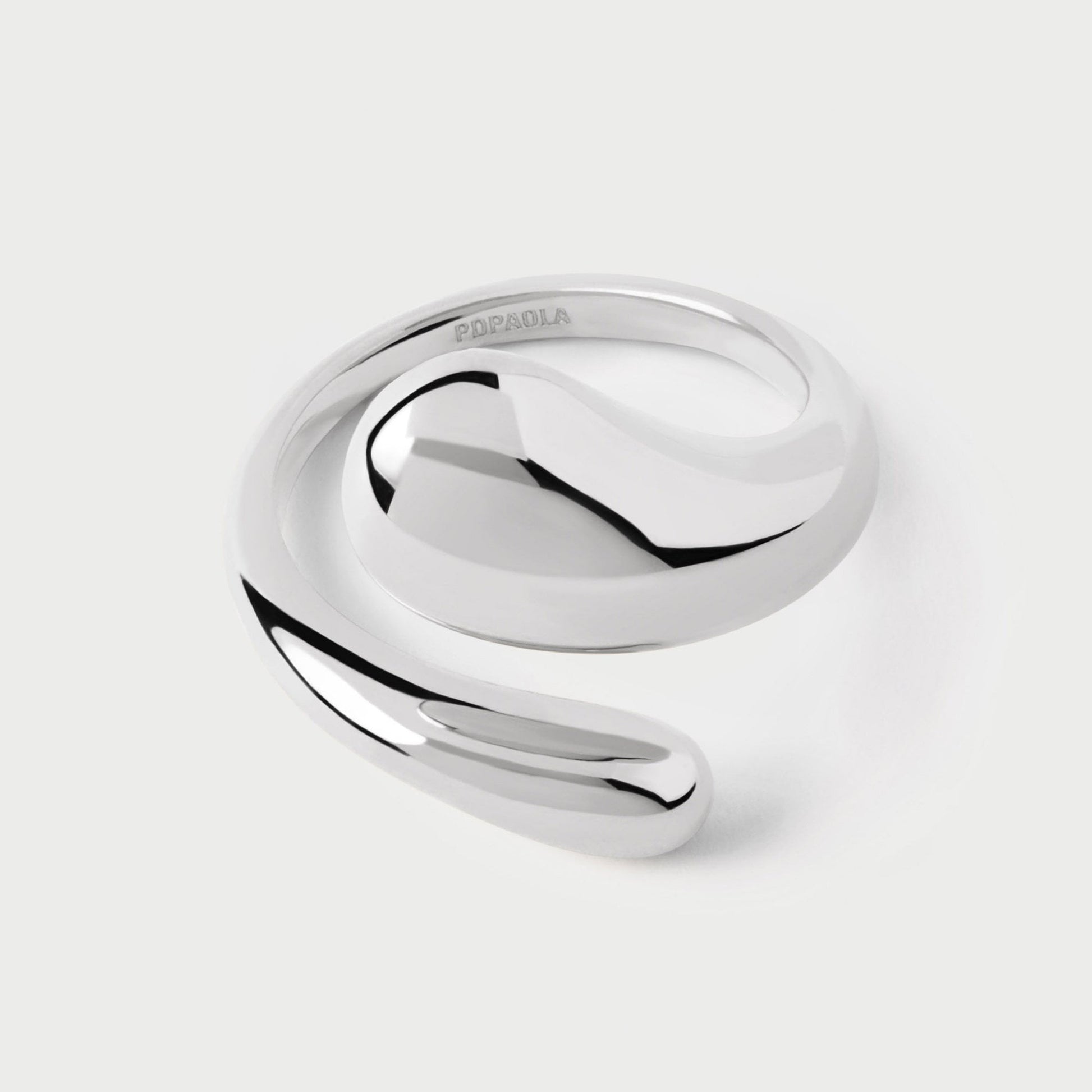 PDPAOLA sterling Silver 'Orbit' Ring