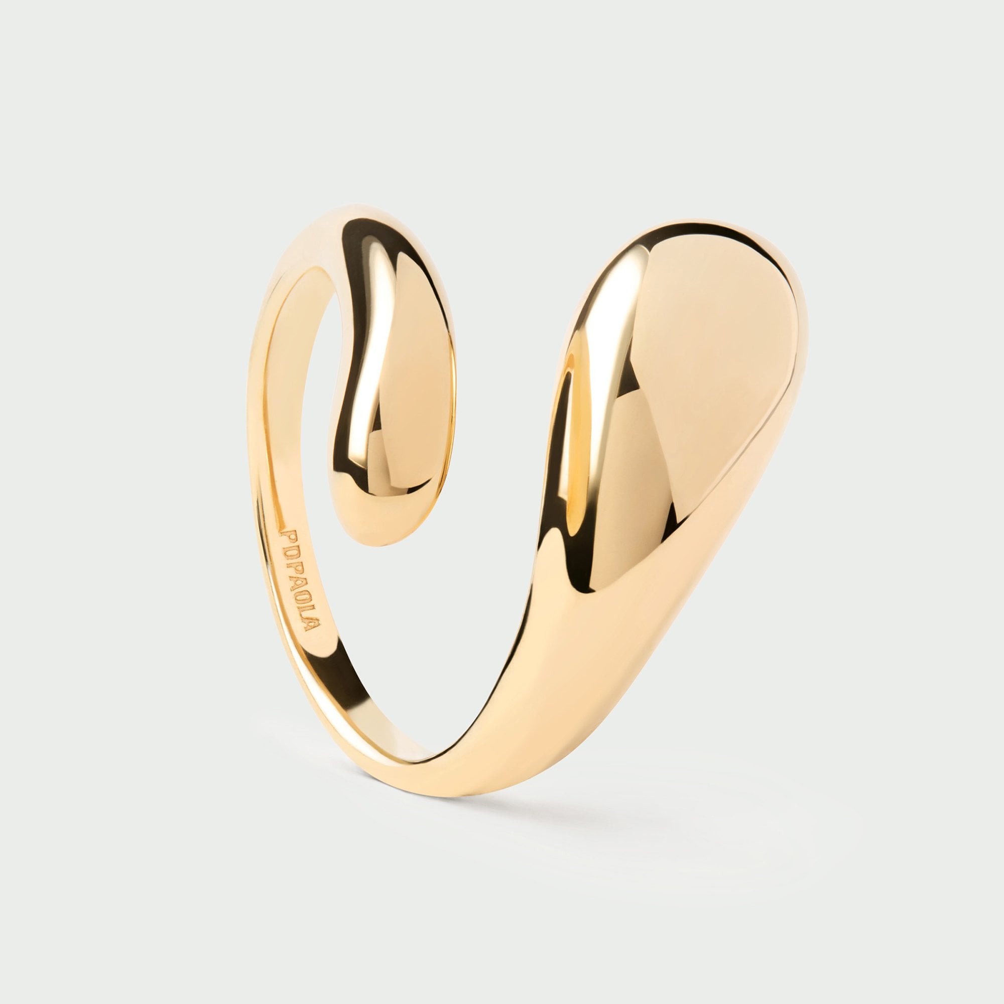 PDPAOLA 18ct Gold Plated sterling Silver 'Orbit' Ring