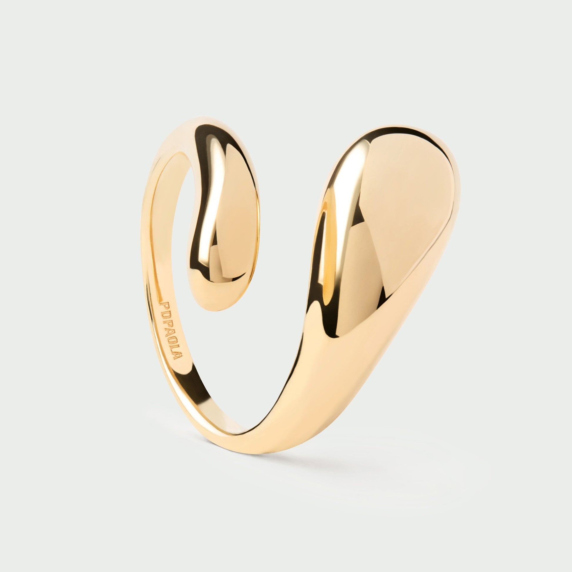 PDPAOLA 18ct Gold Plated sterling Silver 'Orbit' Ring