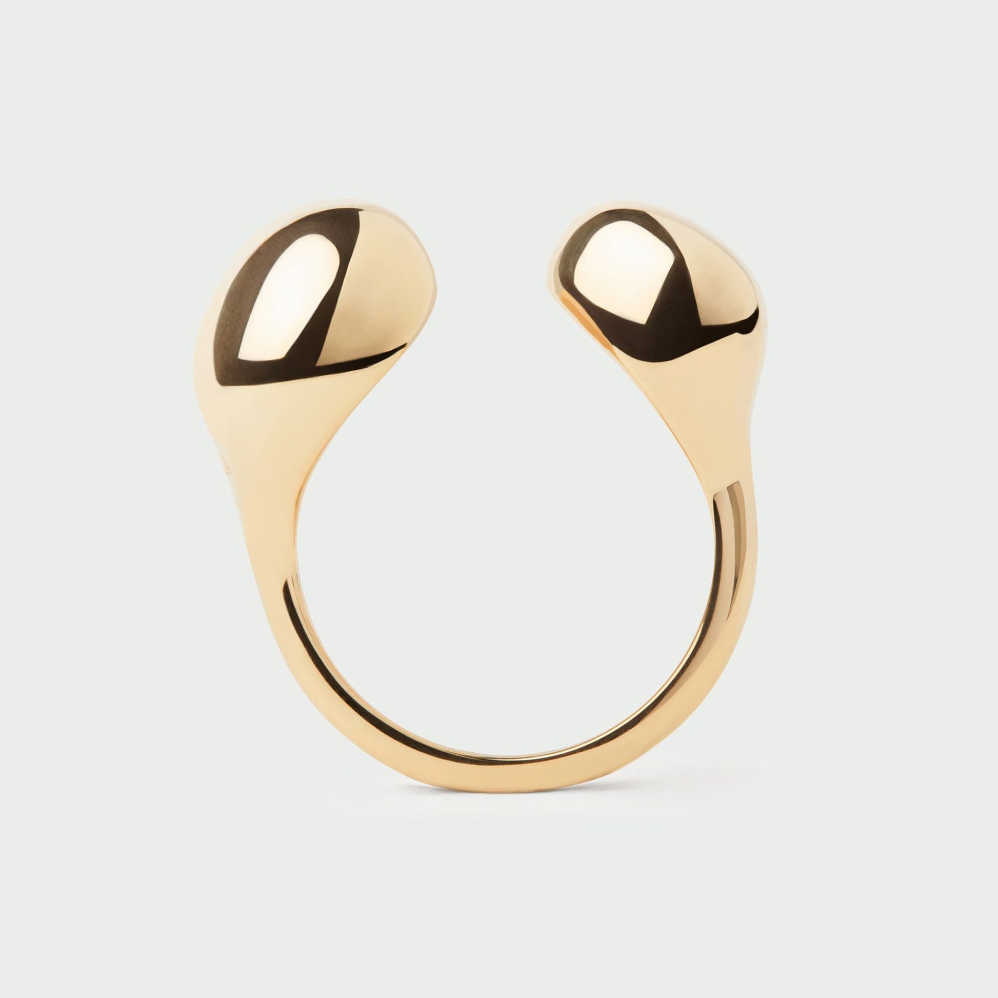 PDPAOLA 18ct Gold Plate on sterling Silver 'Gravity' Ring